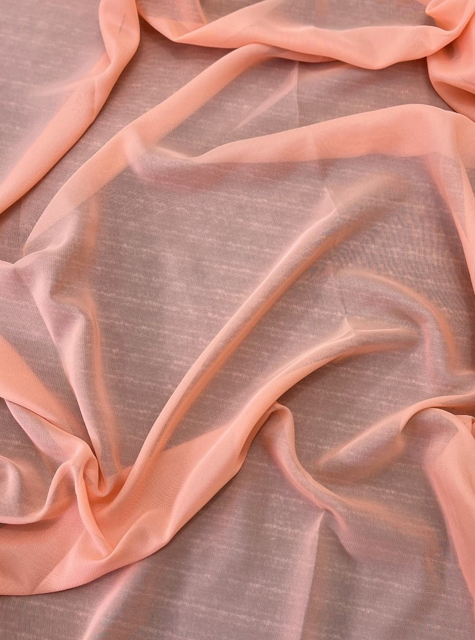 coral chiffon, dark pink chiffon, light pink chiffon, rose chiffon, chiffon for woman, chiffon for bride, premium chiffon, chiffon in low price, chiffon for party wear, chiffon for gown