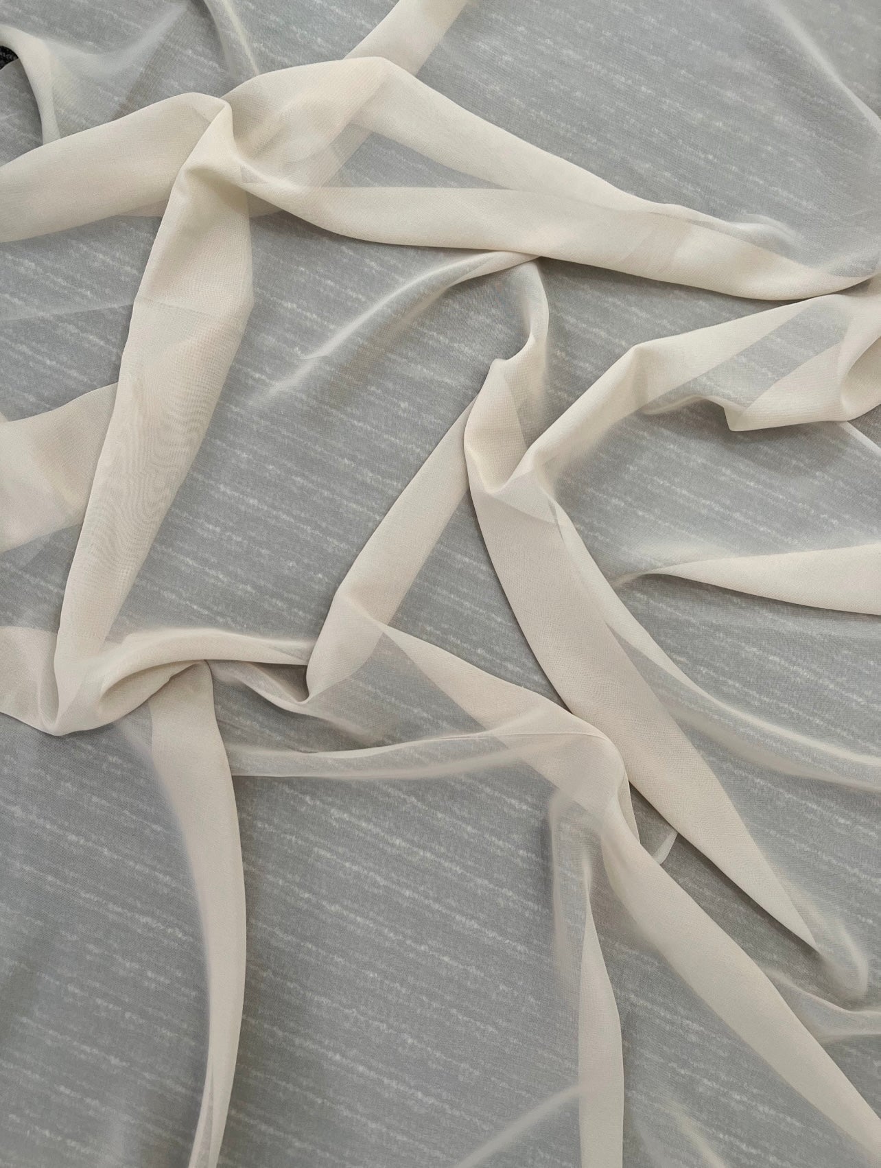 cream chiffon, dark cream chiffon, light cream chiffon, off white chiffon, chiffon for woman, chiffon for bride, premium chiffon, chiffon in low price, chiffon for party wear, chiffon for gown