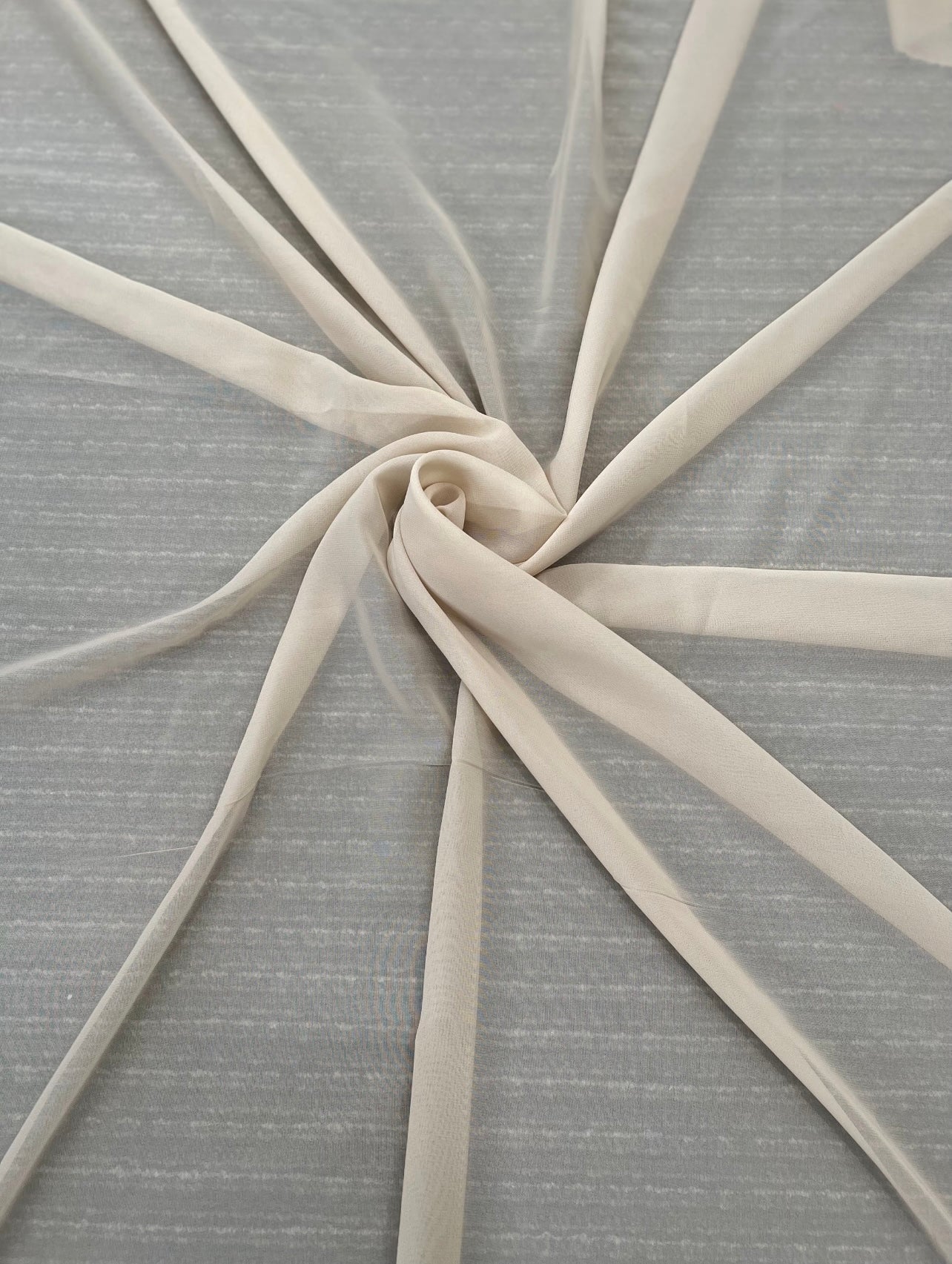 cream chiffon, dark cream chiffon, light cream chiffon, off white chiffon, chiffon for woman, chiffon for bride, premium chiffon, chiffon in low price, chiffon for party wear, chiffon for gown
