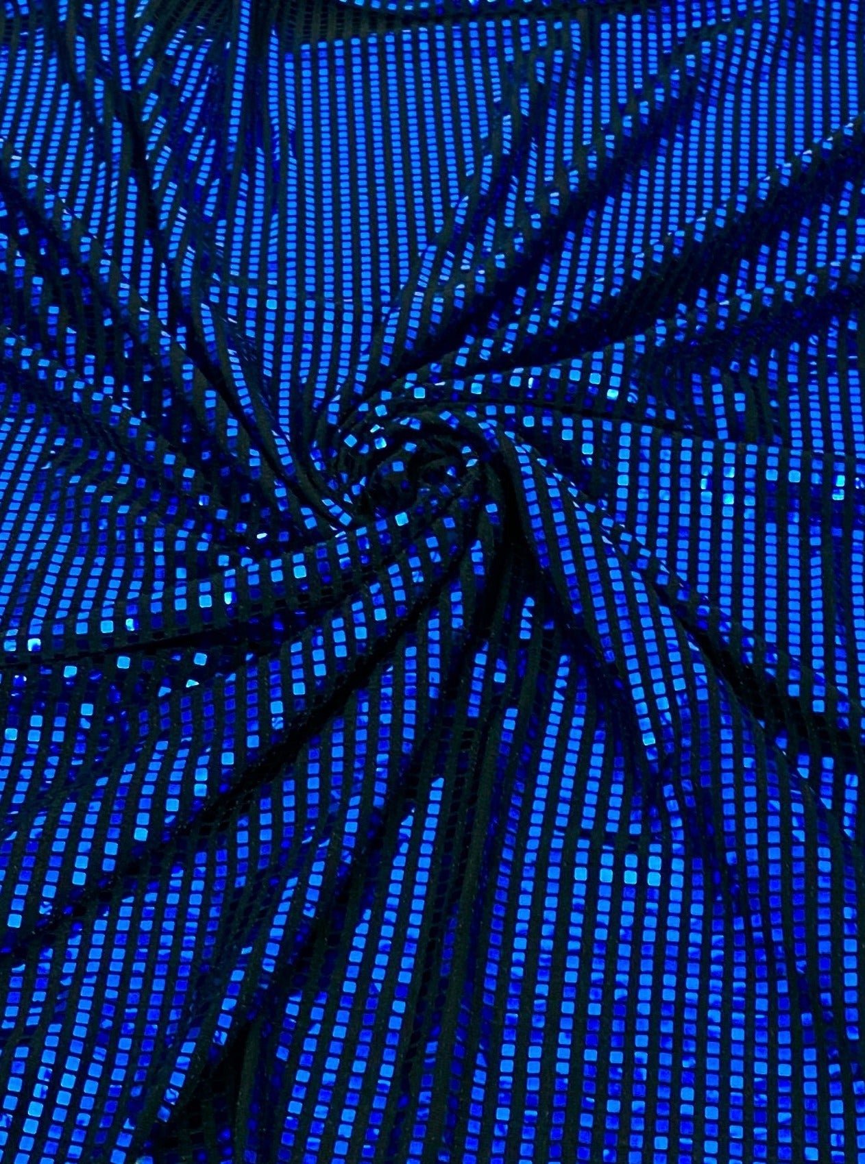 royal blue flat mirror spandex, royal blue foiled sequin fabric, royal blue flat sequin spandex metallic fabric, blue sequin spandex, light blue mirror foiled sequin spandex, dark blue mirror foiled sequin spandex, aqua blue mirror foiled sequin spandex, ocean blue mirror foiled sequin spandex, premium mirror foiled sequin spandex, mirror foiled sequin spandex for woman