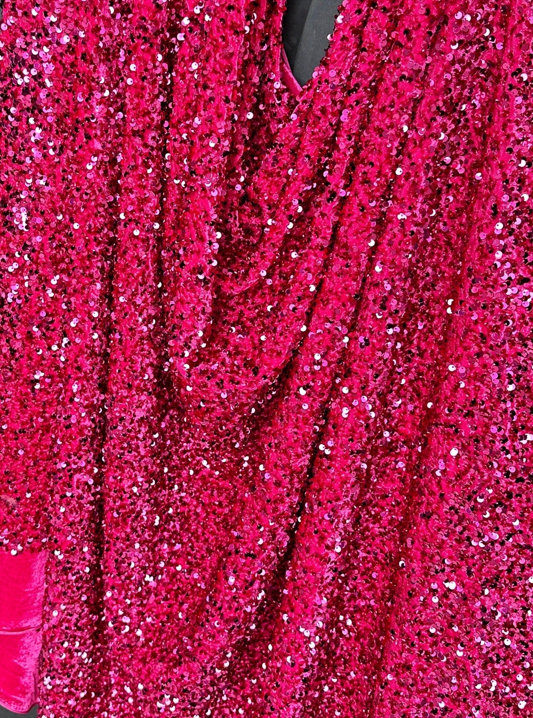 fuchsia sequin on velvet, pink sequin on velvet, rose pink sequin on velvet, light pink sequin on velvet, maroon sequin on velvet, dark pink sequin on velvet, fuchsia sequin on velvet for bride, fuchsia sequin on velvet for woman, velvet on sale, discount velvet, premium velvet