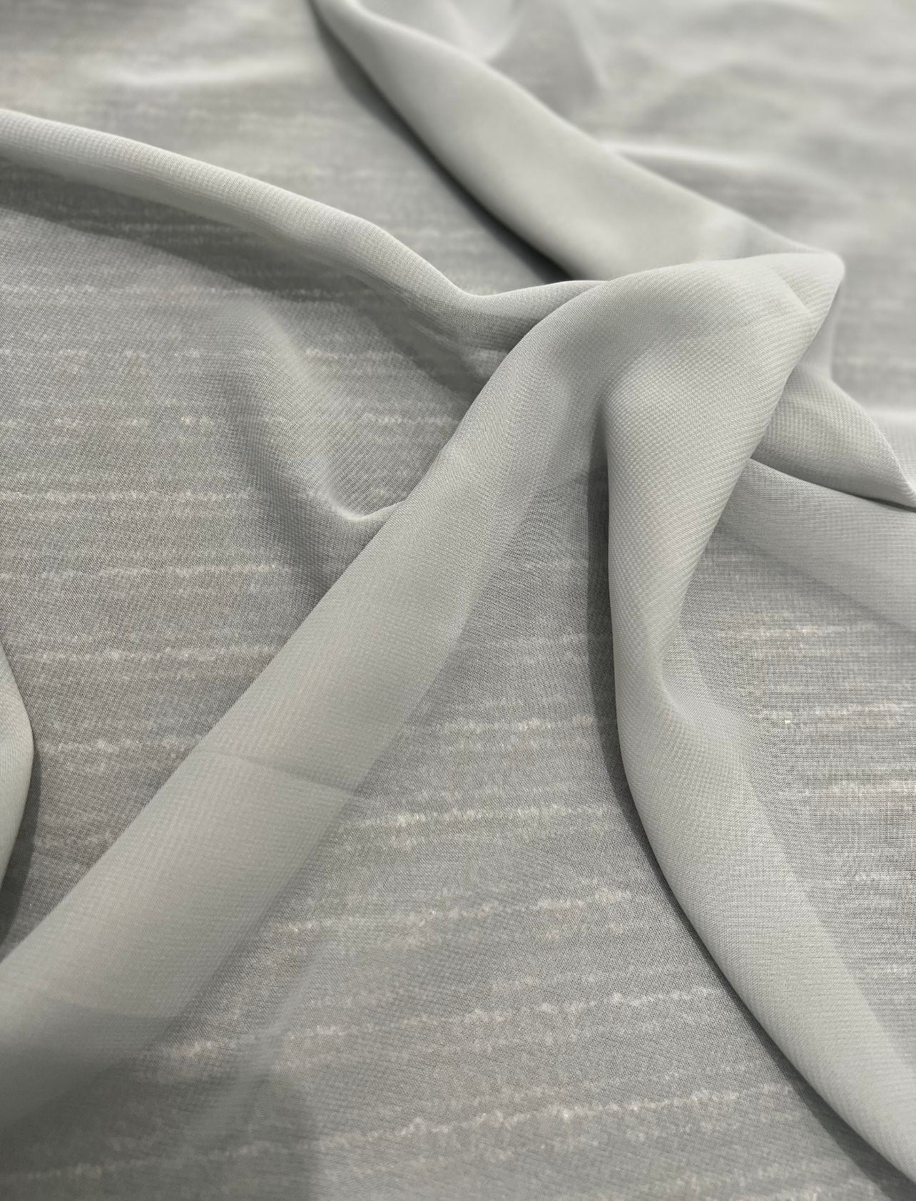 silver chiffon, gray chiffon, light gray chiffon, light silver chiffon, chiffon for woman, chiffon for bride, premium chiffon, chiffon in low price, chiffon for party wear, chiffon for gown