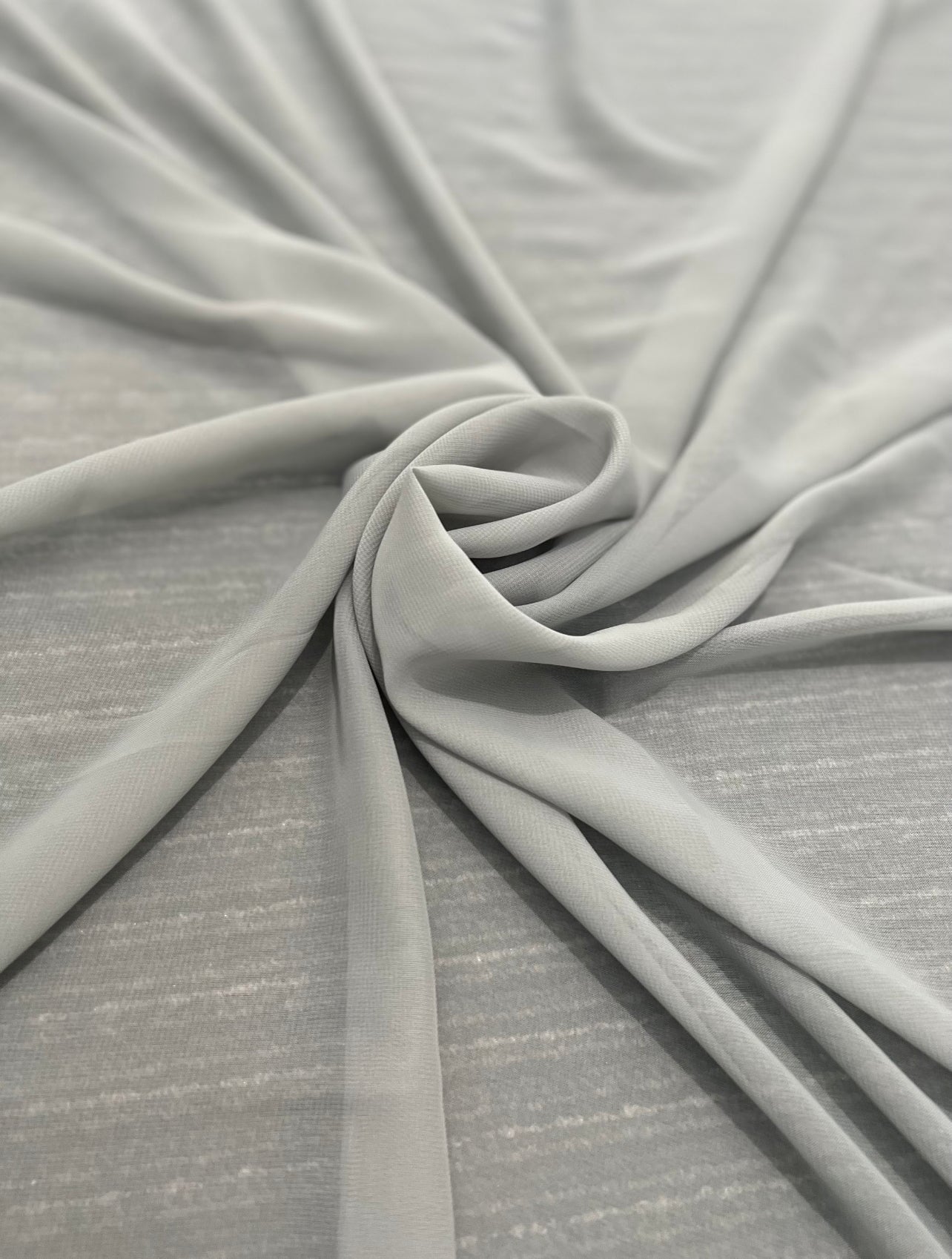 silver chiffon, gray chiffon, light gray chiffon, light silver chiffon, chiffon for woman, chiffon for bride, premium chiffon, chiffon in low price, chiffon for party wear, chiffon for gown