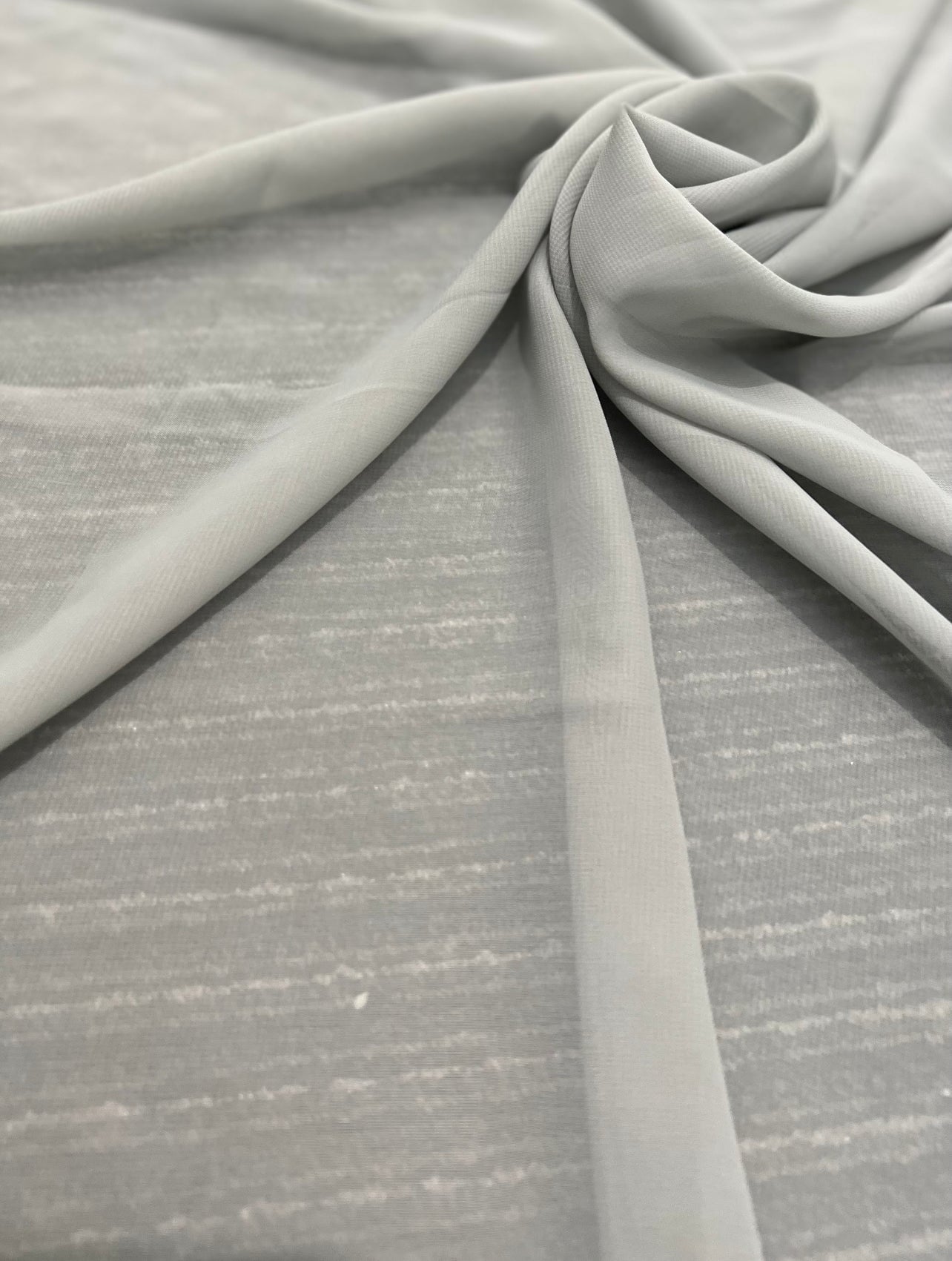 silver chiffon, gray chiffon, light gray chiffon, light silver chiffon, chiffon for woman, chiffon for bride, premium chiffon, chiffon in low price, chiffon for party wear, chiffon for gown