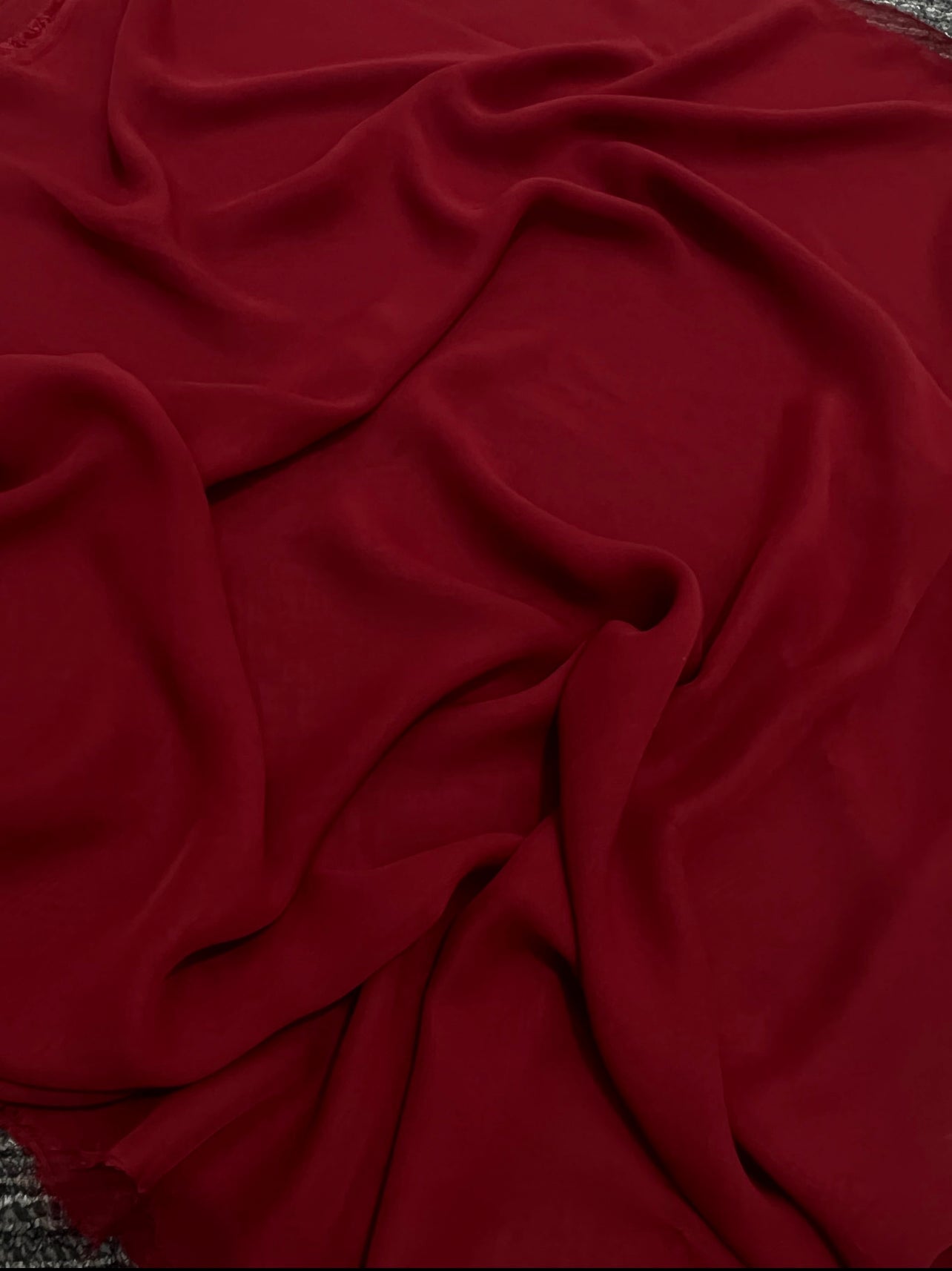 tango red chiffon, red chiffon, dark red chiffon, light red chiffon, chiffon for woman, chiffon for bride, premium chiffon, chiffon in low price, chiffon for party wear, chiffon for gown