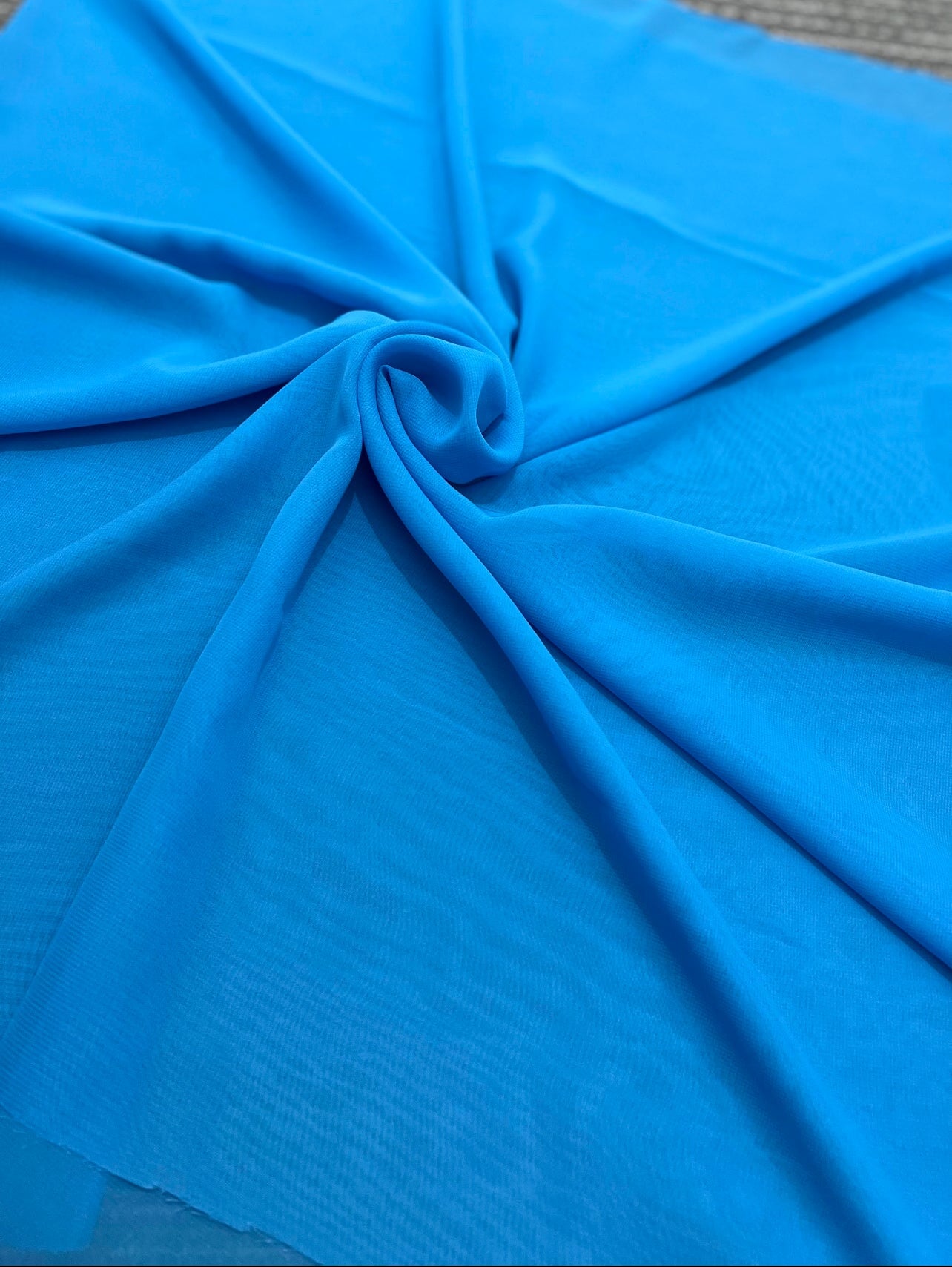 Turquoise chiffon, blue chiffon, aqua blue chiffon, sky blue chiffon, chiffon for woman, chiffon for bride, premium chiffon, chiffon in low price, chiffon for party wear, chiffon for gown