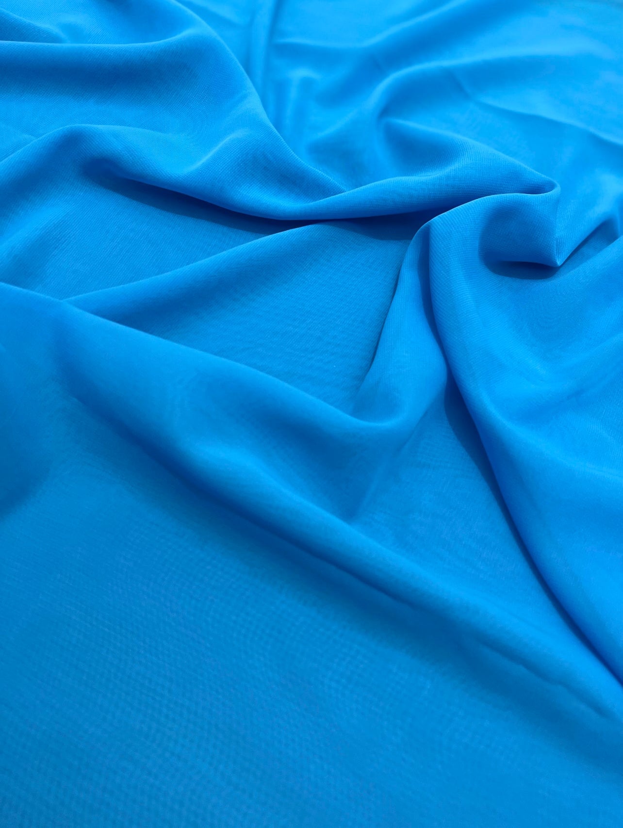 Turquoise chiffon, blue chiffon, aqua blue chiffon, sky blue chiffon, chiffon for woman, chiffon for bride, premium chiffon, chiffon in low price, chiffon for party wear, chiffon for gown