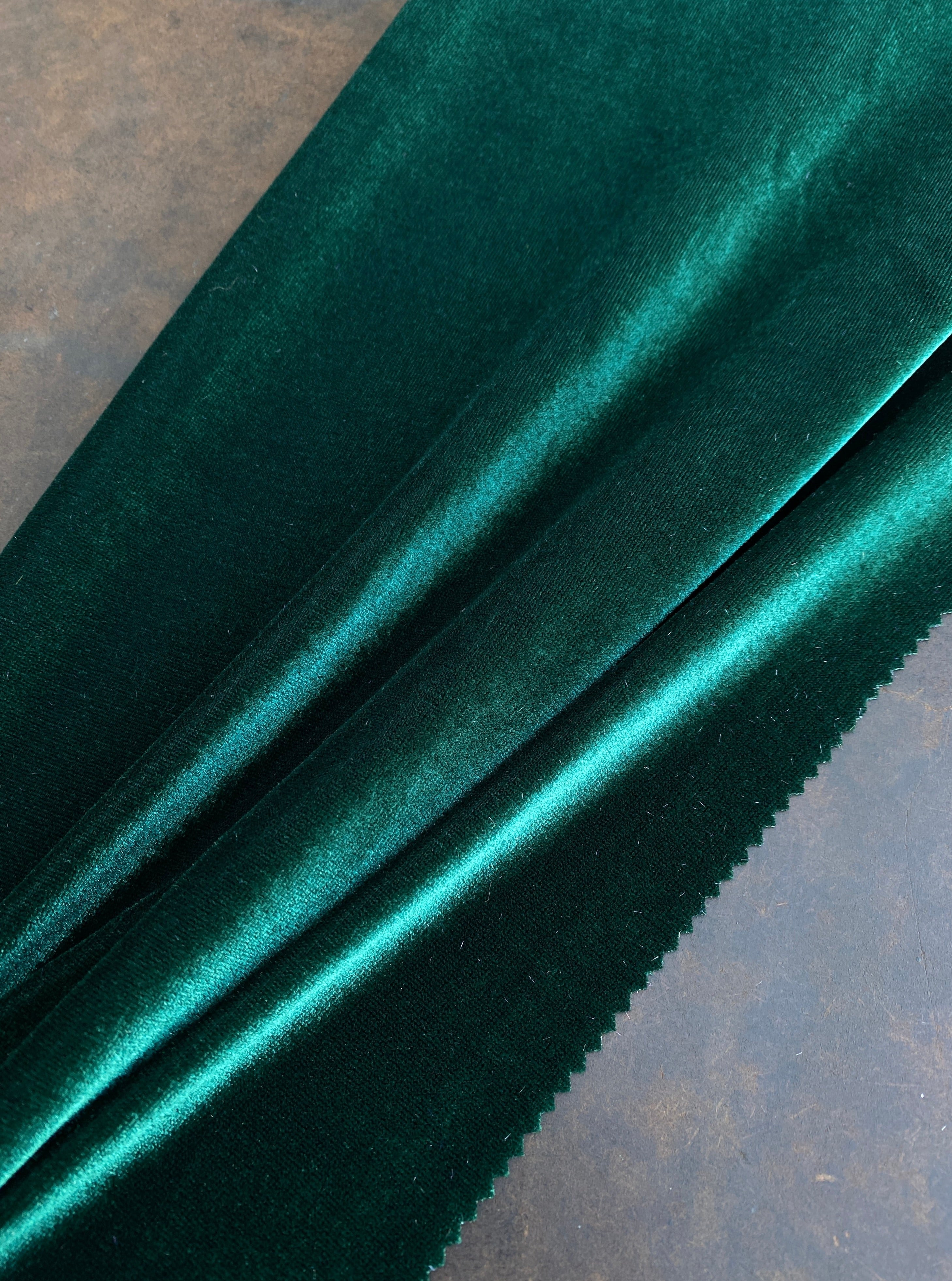 Hunter green stretch velvet, dark green stretch velvet for gown, stretch velvet for wedding, stretch pure velvet,  green stretch velvet for brides, stretch fancy velvet, velvet for dress, stretch expensive velvet 