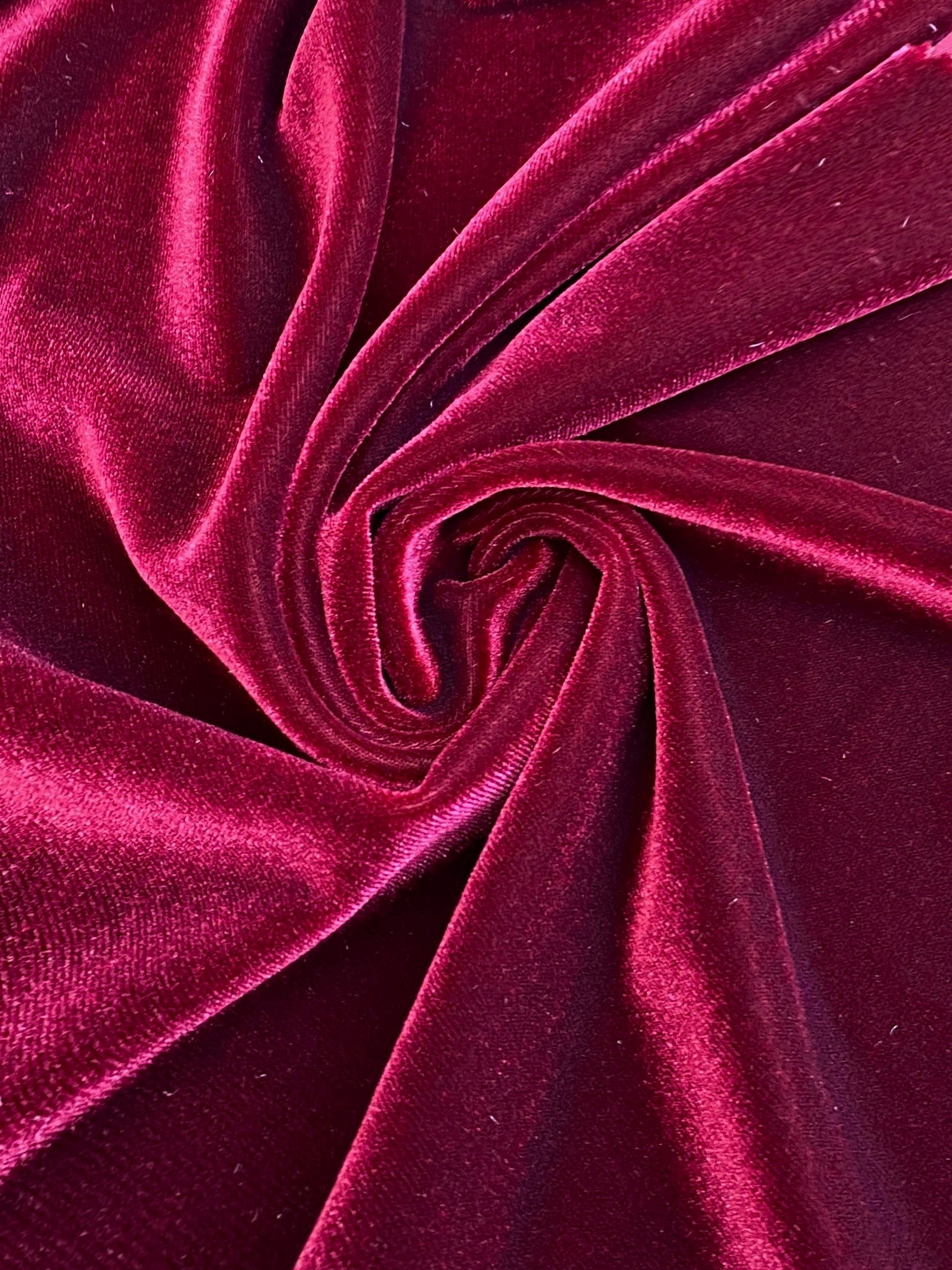 burgundy stretch velvet, ,maroon stretch velvet fabric, bordeaux velvet fabric, burgundy 4 way stretch velvet, cheap velvet, velvet fabric on sale, fabrics on sale, velvet for woman, velvet for bride, velvet colors, velvet fabric bundle