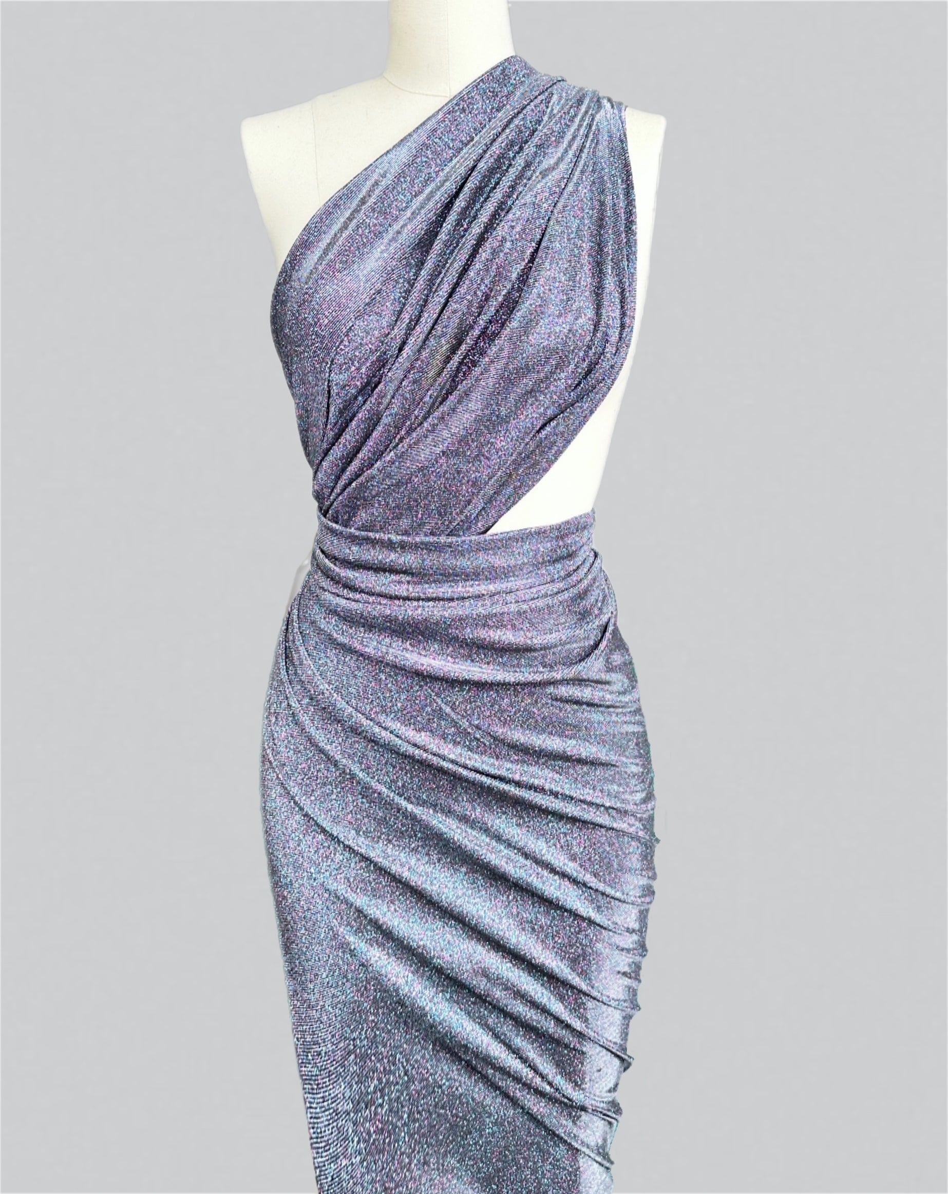 silver iridescent metallic lurex, silver lurex, silver metallic lurex for woman, light silver lurex, party wear metallic lurex, shiny lurex, metallic lurex for bride, lurex on discount, lurex on sale, buy metallic lurex online, lurex for gown, dark silver lurex