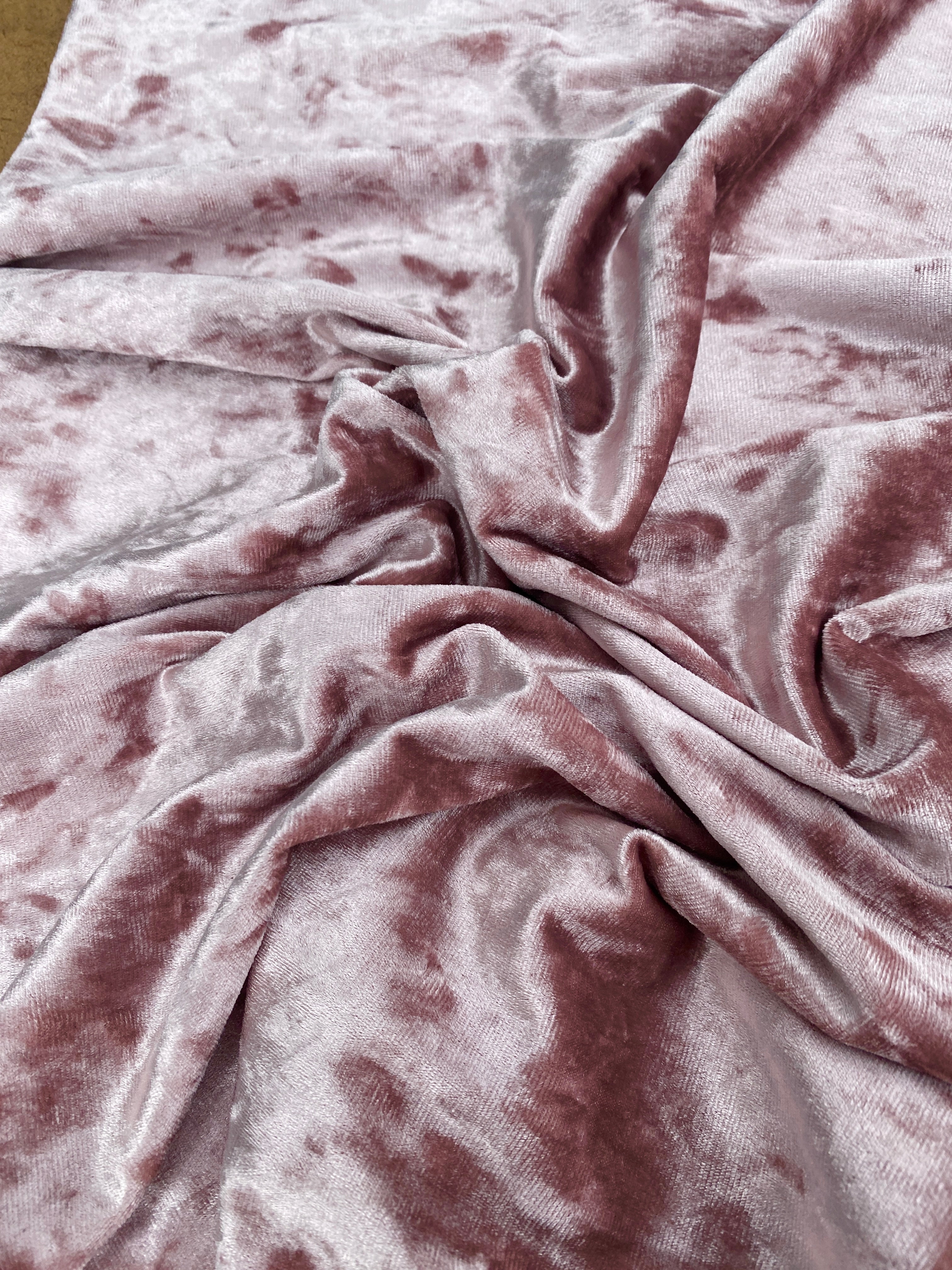 rose crushed velvet, pink crushed velvet, light pink crushed velvet, rose crushed velvet for woman, velvet for bride in pink, velvet for clothing, velvet for home decor, velvet for accessories, cheap velvet, velvet in low price, discounted velvet