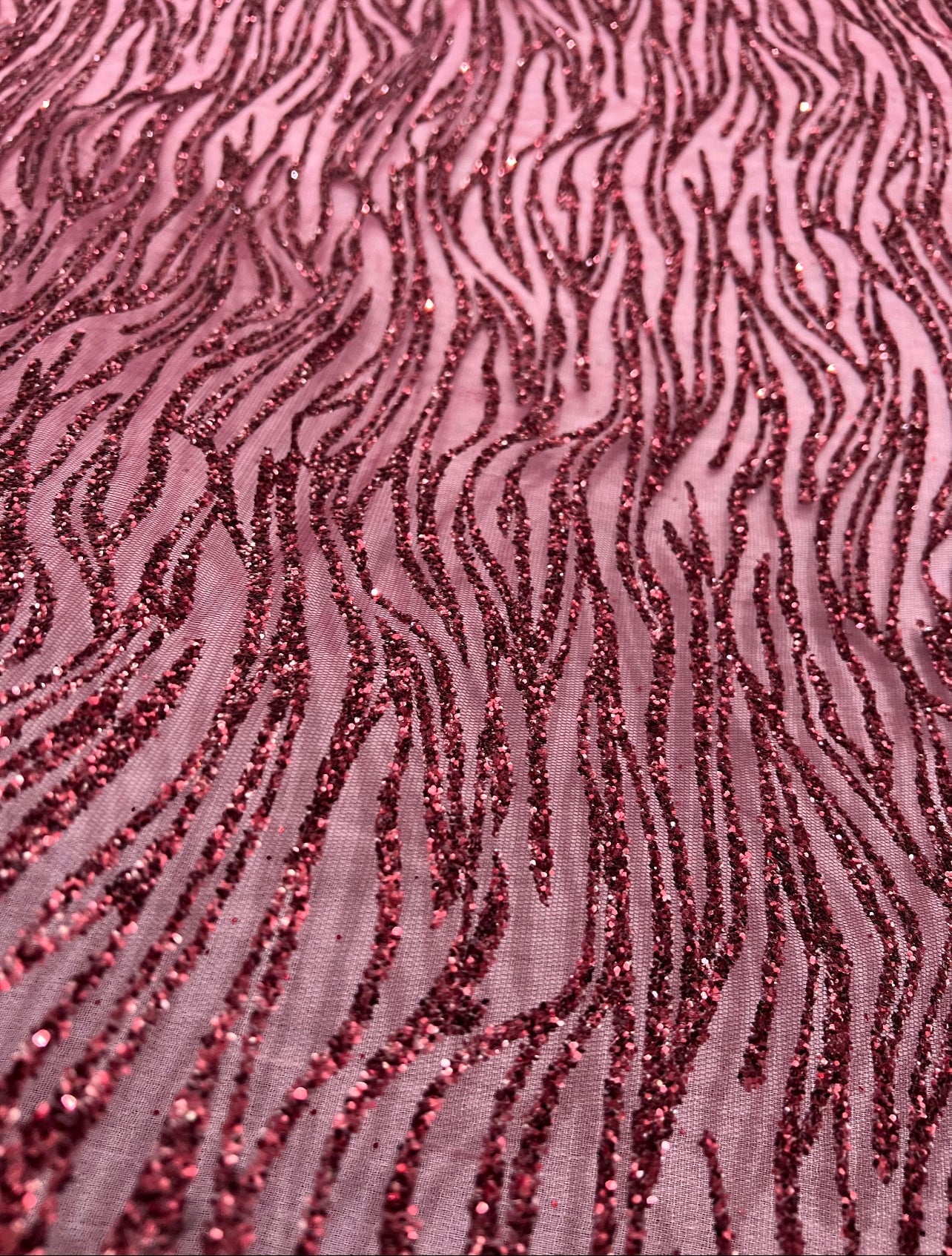 Burgundy Glitter Lace Fabric on Mesh, dark red lace Glitter, light red Lace, blood red lace, lace for woman, lace for bride,  lace on discount, lace on sale, premium lace, kiki textile lace, lace for party wear dresses, lace on mesh