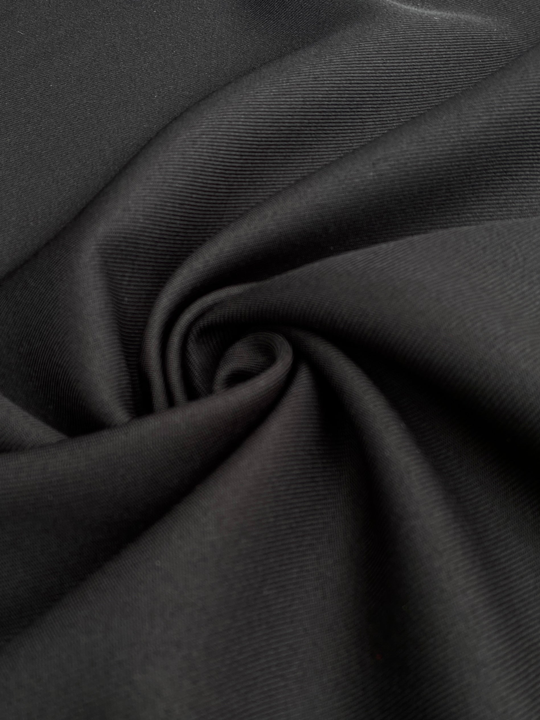  black delaney gabardine, dark grey gabardine fabric, light grey gabardine fabric, gray gabardine, jet black gabardine fabric for pants, gabardine fabric for woman, gabardine for bride, gabardine fabric for gown