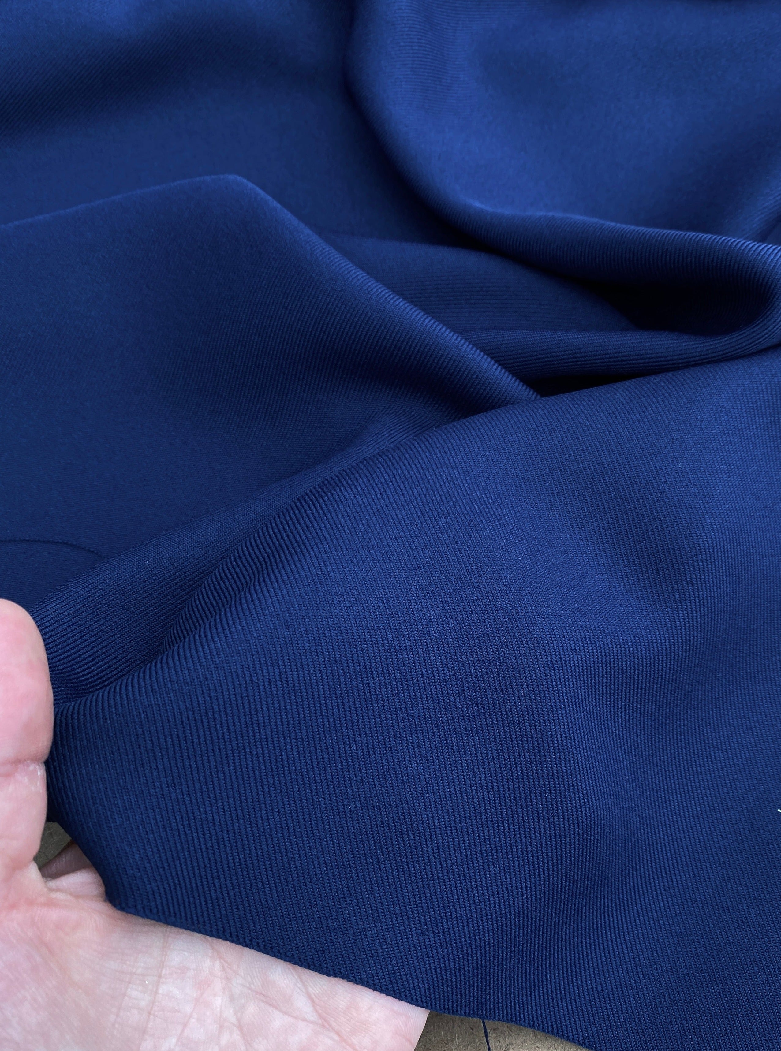 navy delaney gabardine, royal blue delaney gabardine, blue delaney gabardine, electric blue gabardine, solid blue gabardine, gabardine material, gabardine fabric, twill gabardine, wrinkle free fabric, gabardine store in usa, gabardine material for suit, bridal fabric, solid fabric, soft fabric