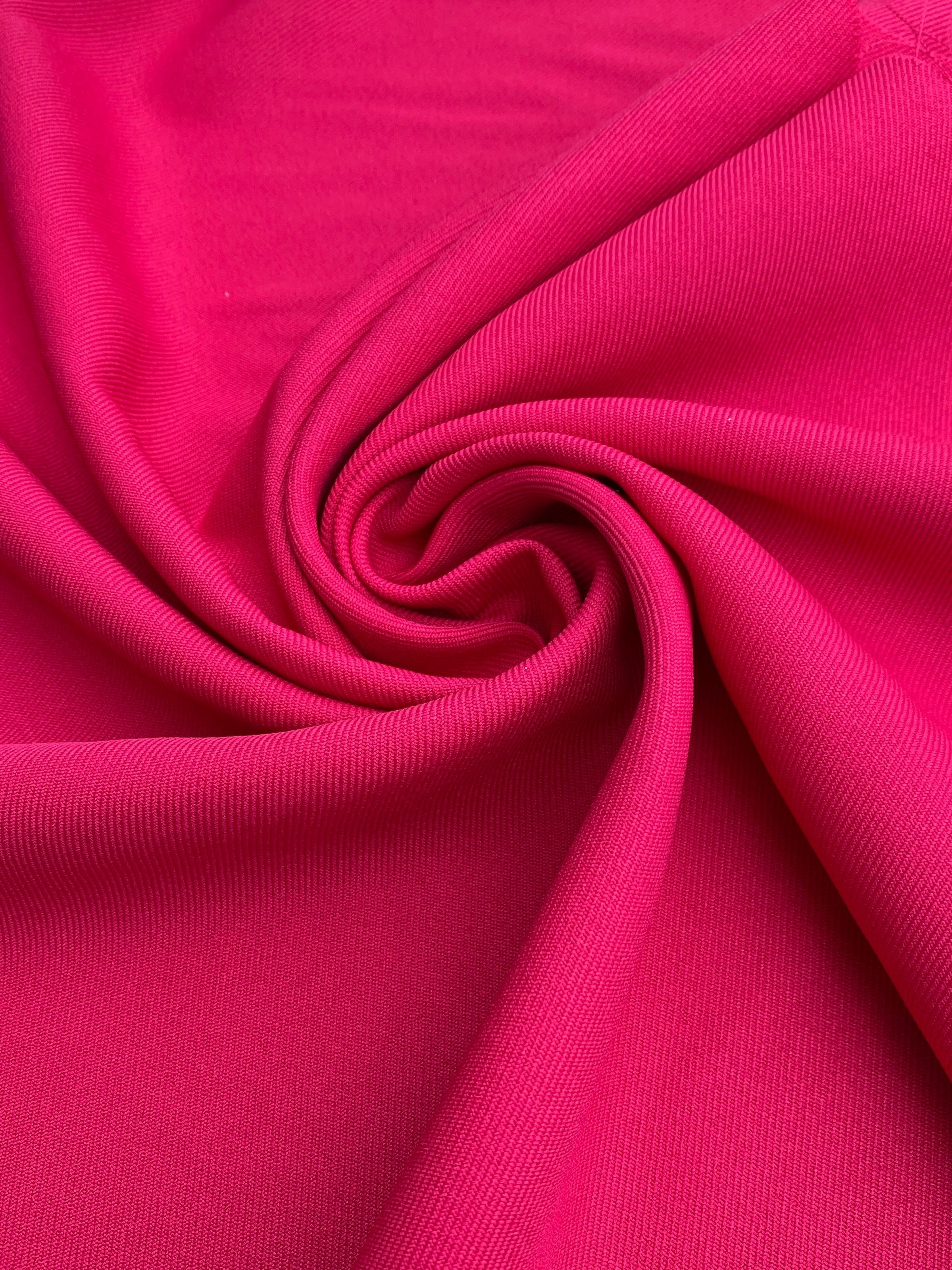 fuchsia gabardine, pink gabardine fabric for pants, fuchsia gabardine fabric for suits, crepe and gabardine,crepe and gabardiine store, gabardine fabric for brides, hot pink fabric gabardine, hot pink gabardine soft fabric, delaney gabardine, fuchsia delaney gabardine, gabardine material, gabardine store in los angeles