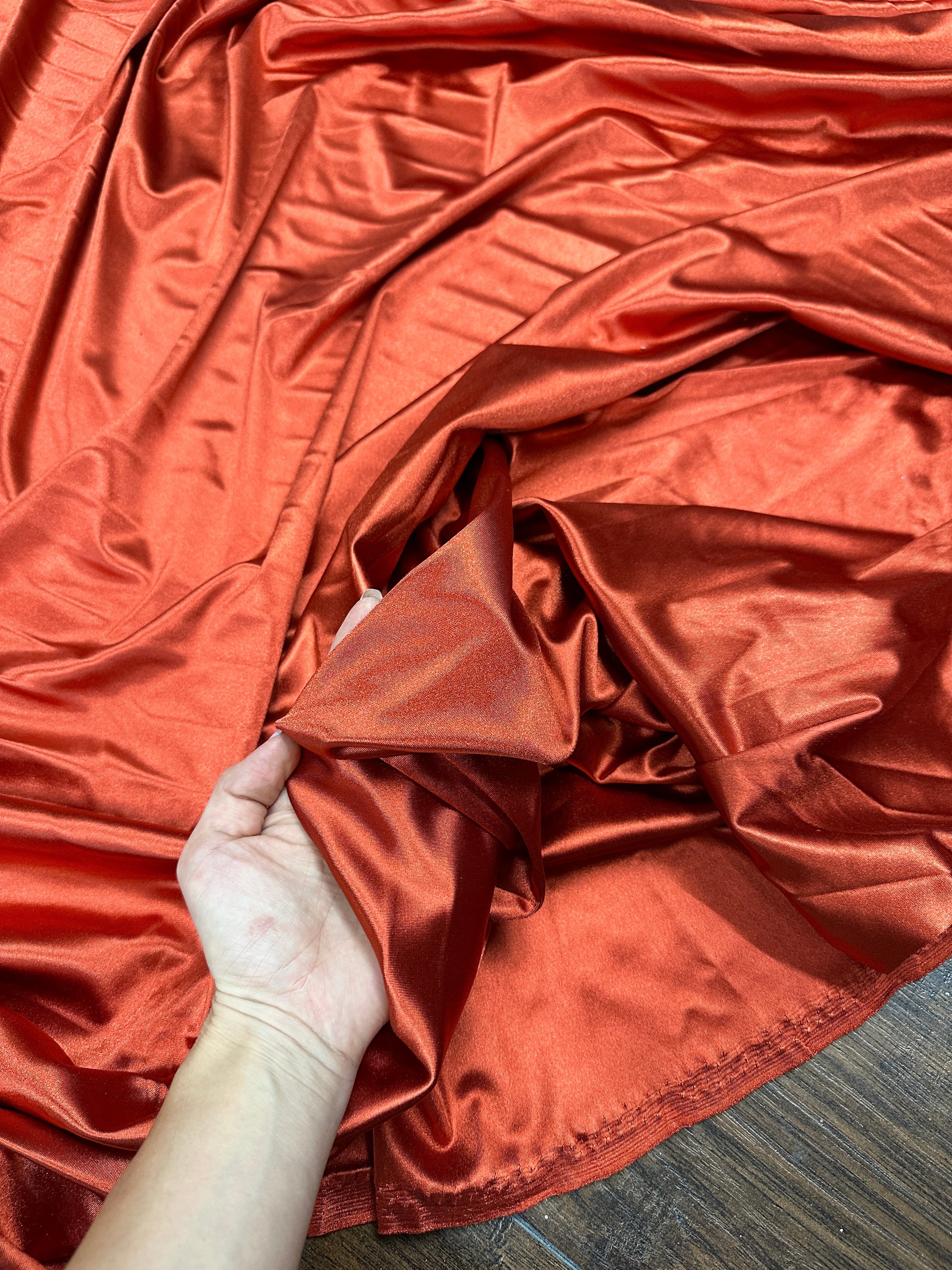 rust nylon spandex, burnt orange nylon spandex, rusty gold nylon spandex, rust nylon spandex for bride, rust nylon spandex for woman, spandex on sale, discount spandex, premium spandex, rust nylon spandex for swimwear, rust nylon spandex for dance wear, rust nylon spandex for leggings,