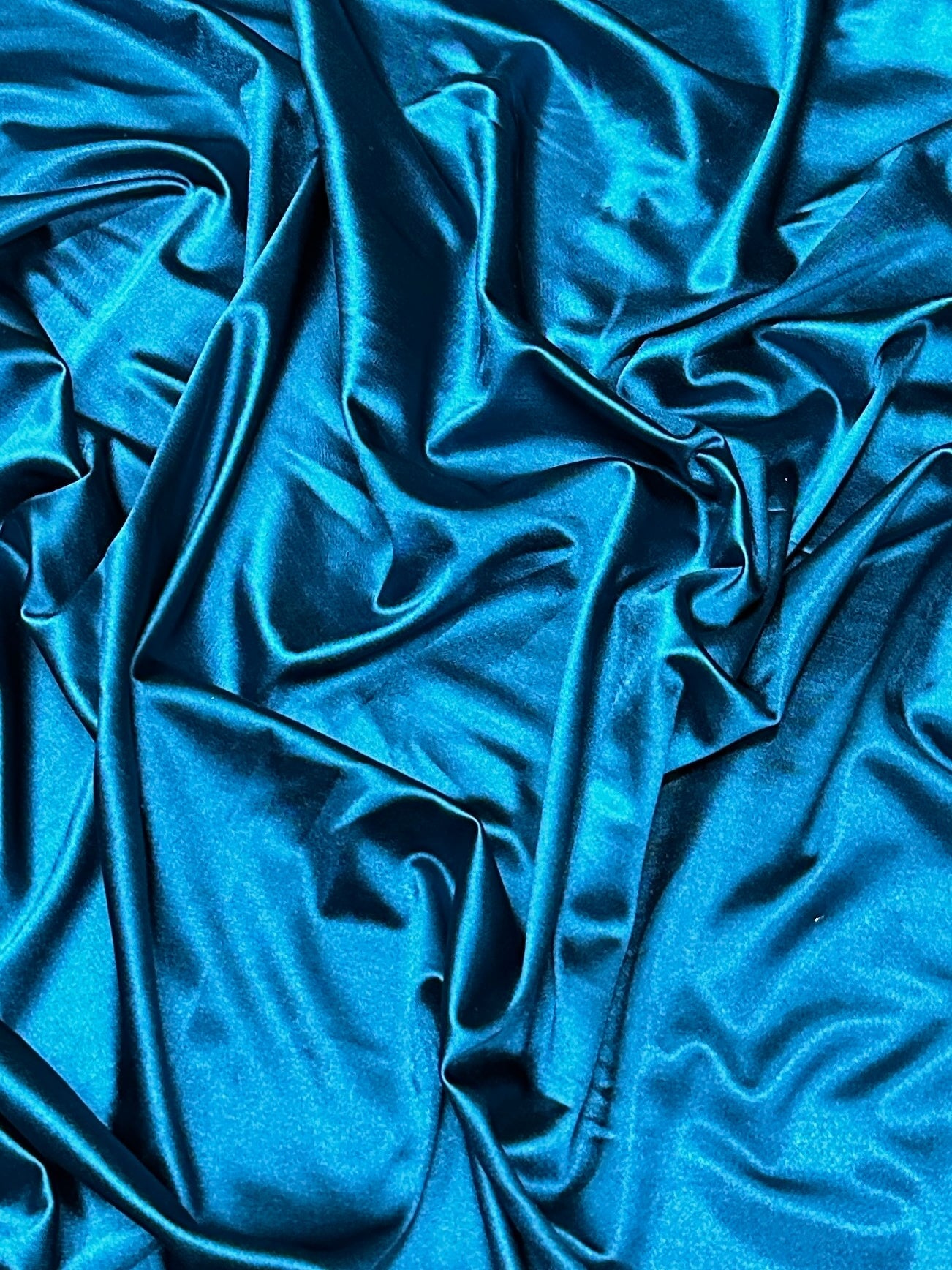 deep teal nylon spandex, dark blue nylon spandex, electric blue spandex, blue nylon spandex, ocean blue shiny nylon spandex for woman, shiny nylon for bride, spandex for swim wear, premium spandex, spandex on sale, low price spandex