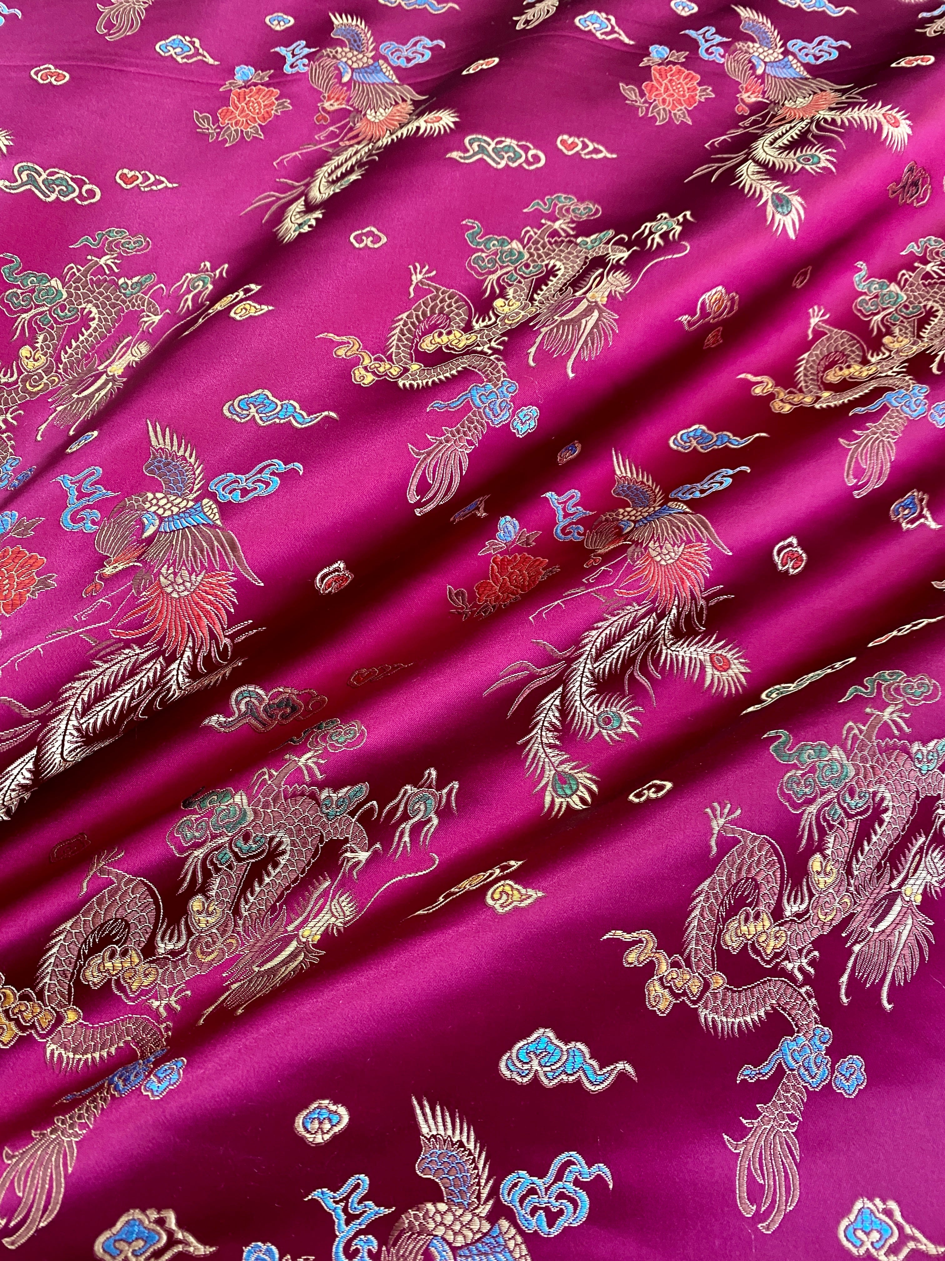  fuchsia Floral Print Brocade, dark pink Floral Print Brocade, Floral Print Brocade for bride, Floral Print Brocade in low price, Floral Print Brocade, light pin Floral Print Brocade, Floral Print Brocade on sale, traditional Floral Print Brocade