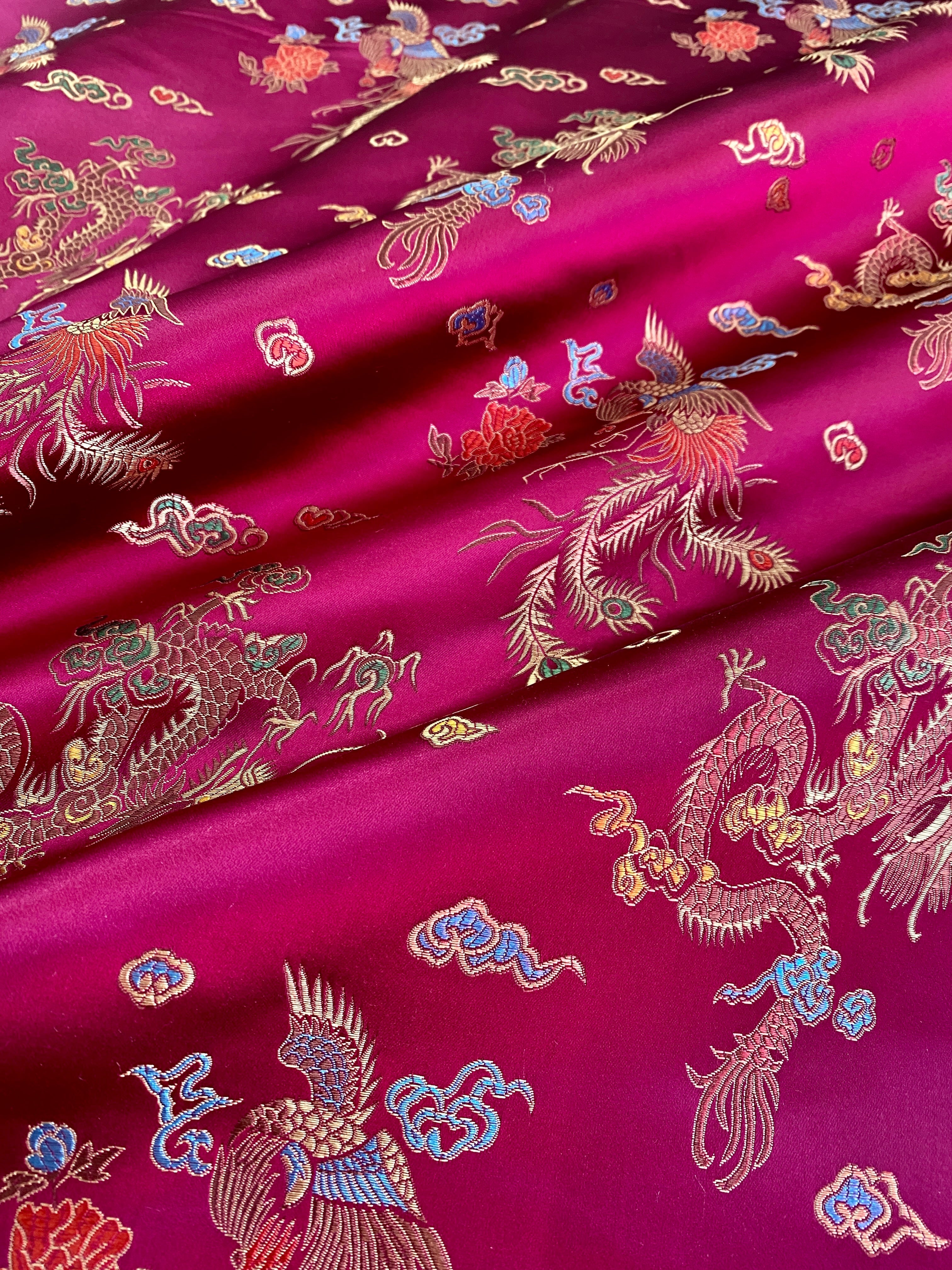  fuchsia Floral Print Brocade, dark pink Floral Print Brocade, Floral Print Brocade for bride, Floral Print Brocade in low price, Floral Print Brocade, light pin Floral Print Brocade, Floral Print Brocade on sale, traditional Floral Print Brocade