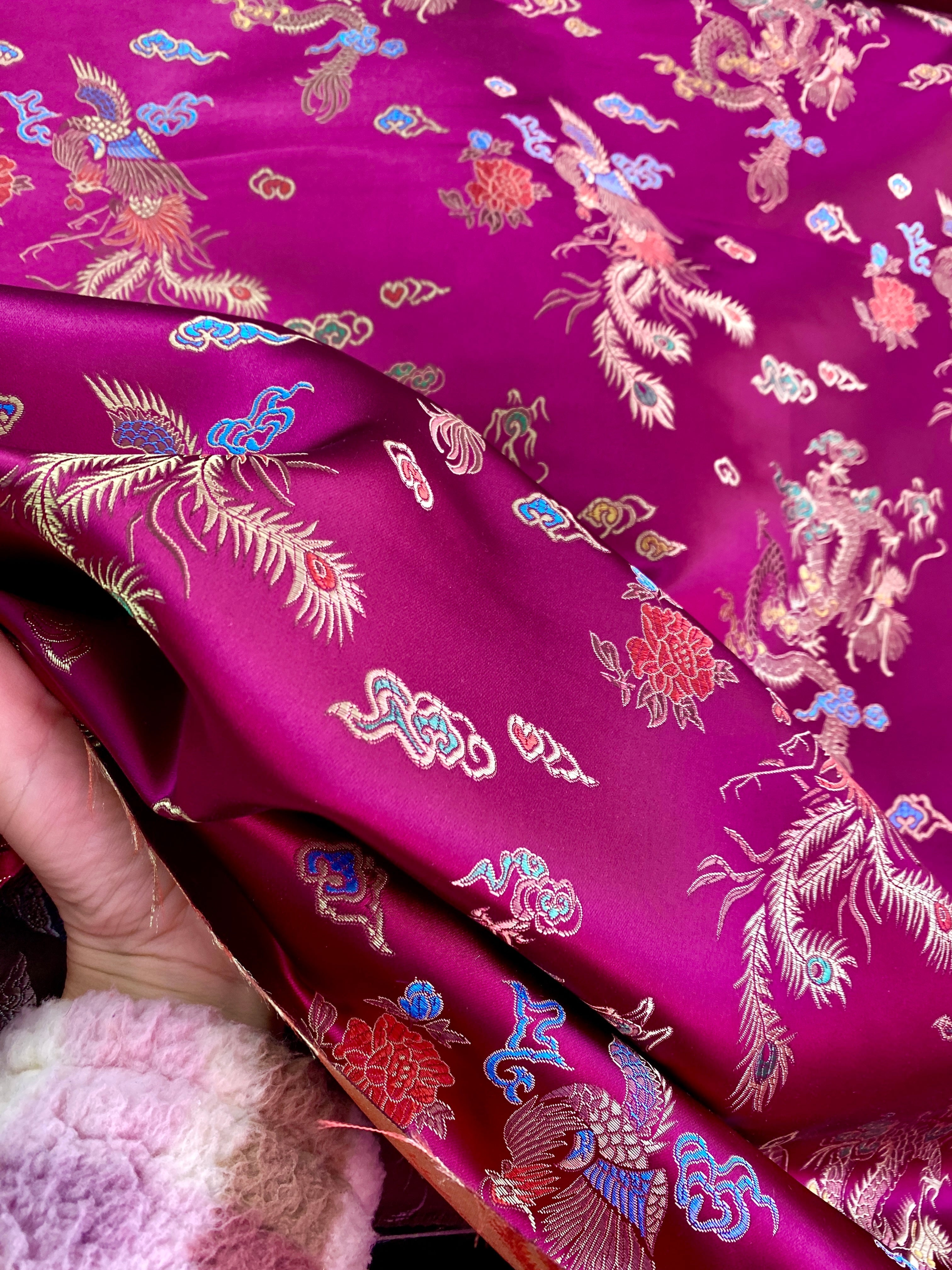  fuchsia Floral Print Brocade, dark pink Floral Print Brocade, Floral Print Brocade for bride, Floral Print Brocade in low price, Floral Print Brocade, light pin Floral Print Brocade, Floral Print Brocade on sale, traditional Floral Print Brocade