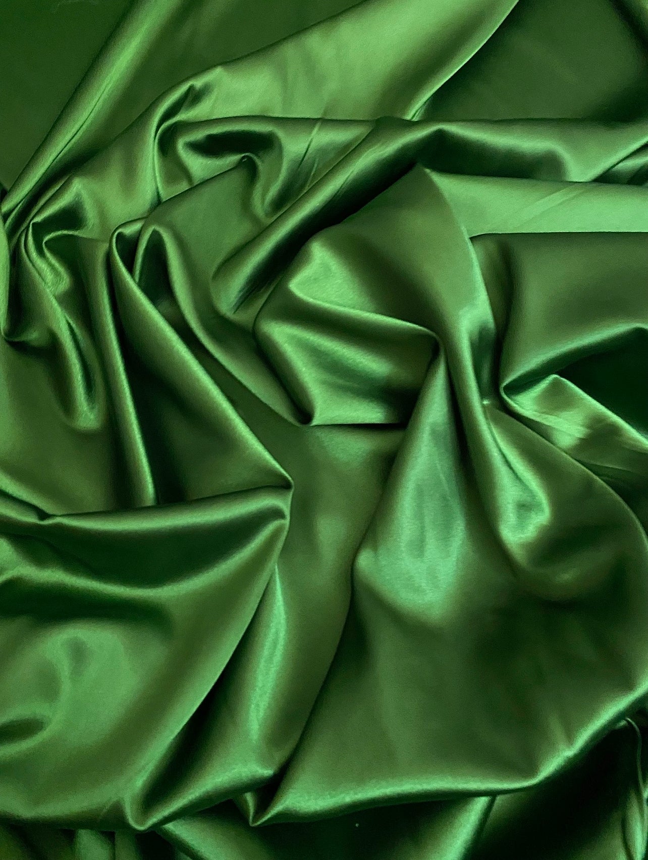 green stretch silk, emerald green silk charmeuse, bright green stretch silk charmeuse, green polyester silk, olive green silk fabric