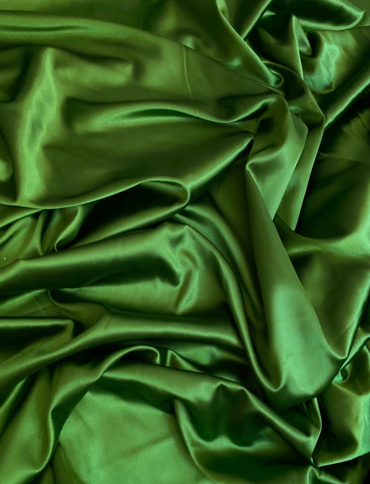 green stretch silk, emerald green silk charmeuse, bright green stretch silk charmeuse, green polyester silk, olive green silk fabric