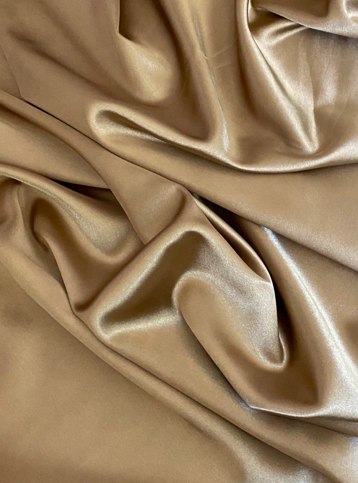 Caramel Stretch Silk