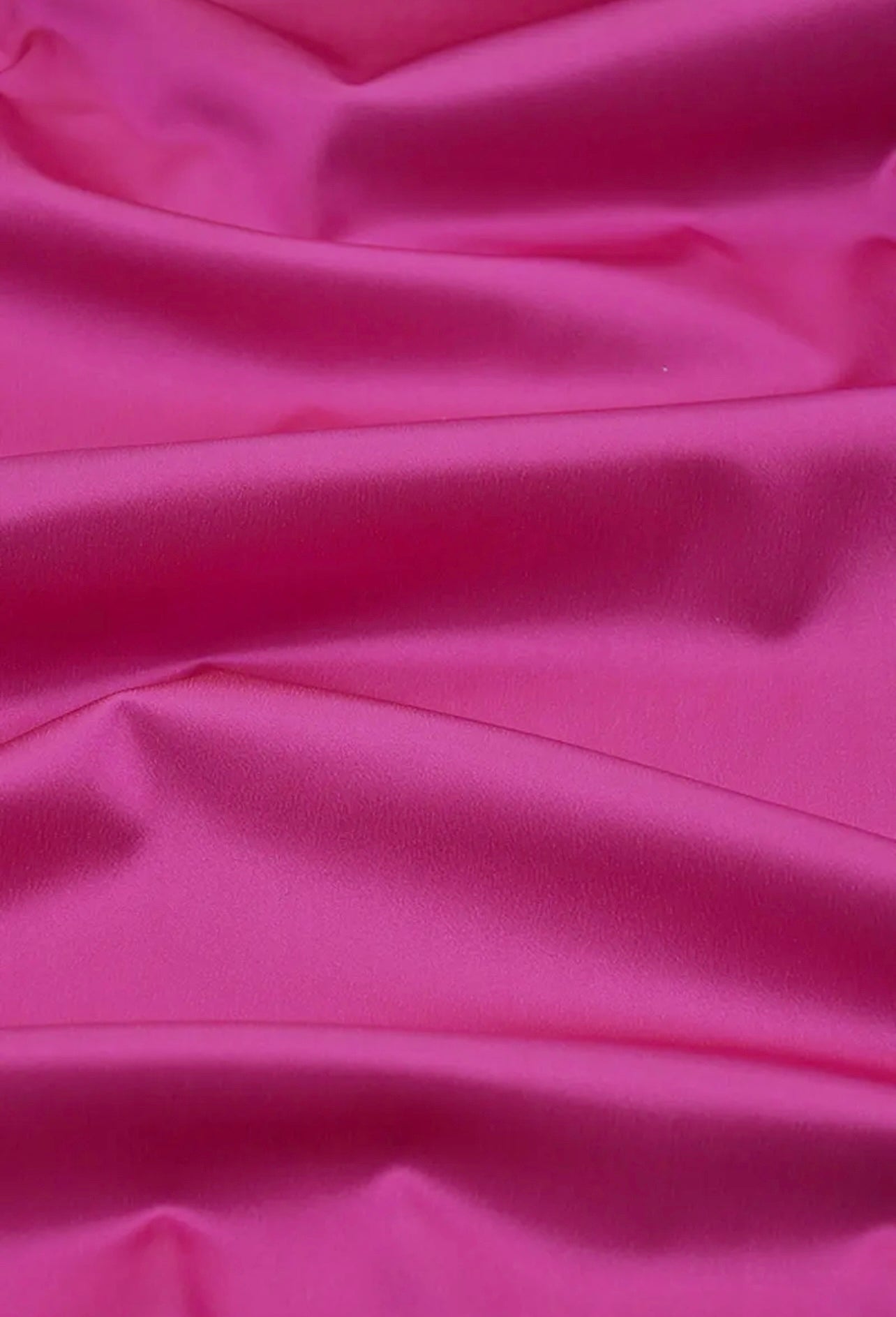 Hot Pink Duchesse Satin Fabric, Hot Pink Bridal Shiny Satin by yard, Fuchsia Heavy Satin Fabric for Wedding Dress, pink satin gown, satin for woman, discounted satin, buy satin online, premium satin, cheap satin, best quality satin, luxury satin