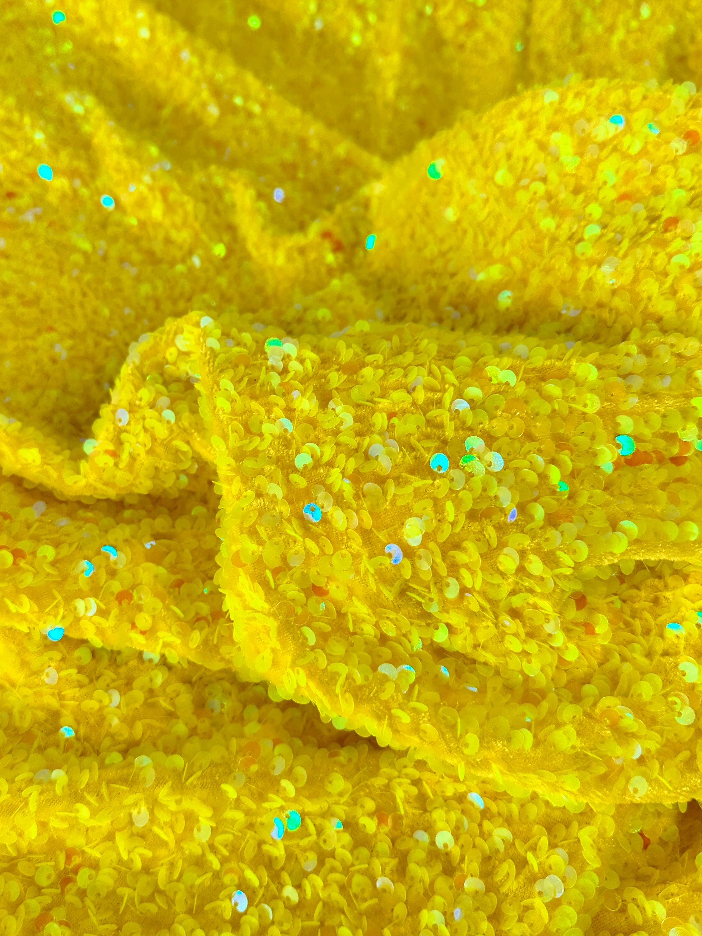 yellow sequin velvet, dark yellow sequin velvet, light yellow sequin velvet, lemon sequin velvet, yellow sequin velvet for woman, yellow sequin velvet for bride, sequin velvet on discount, sequin velvet on sale, cheap sequin velvet, sequin velvet for party wear, buy sequin velvet online