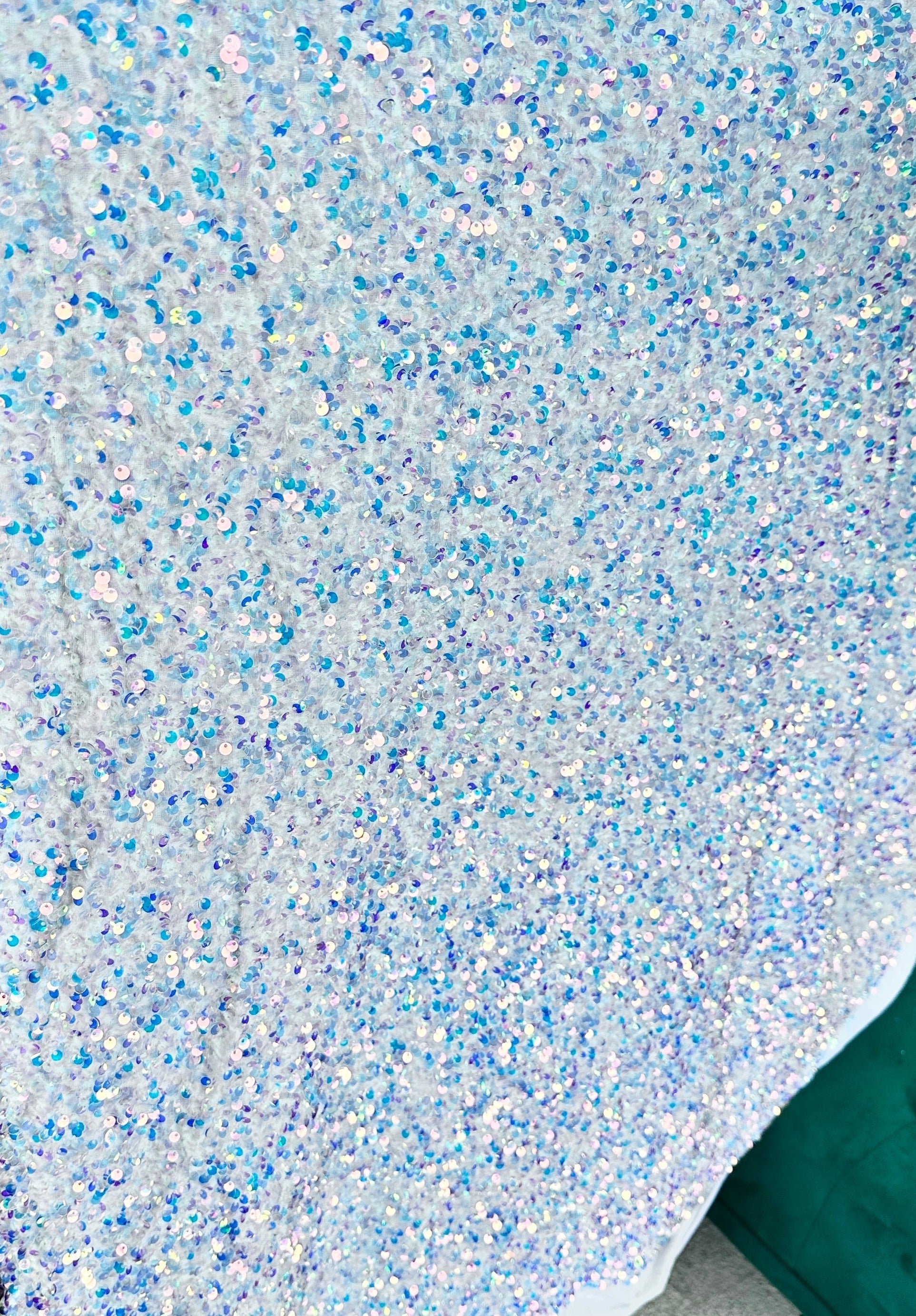  white Iridescent Sequin on Velvet, off white Iridescent Sequin on Velvet, bright white Iridescent Sequin on Velvet, milky white Iridescent Sequin on Velvet, white Iridescent Sequin on Velvet for woman, velvet cloth, whtie Iridescent Sequin on Velvet for bride, sequin stretch velvet, velvet for gown, stretch velvet, velvet fabric with sequin, solid velvet, sequin fabric for gown, 4 way stretch velvet