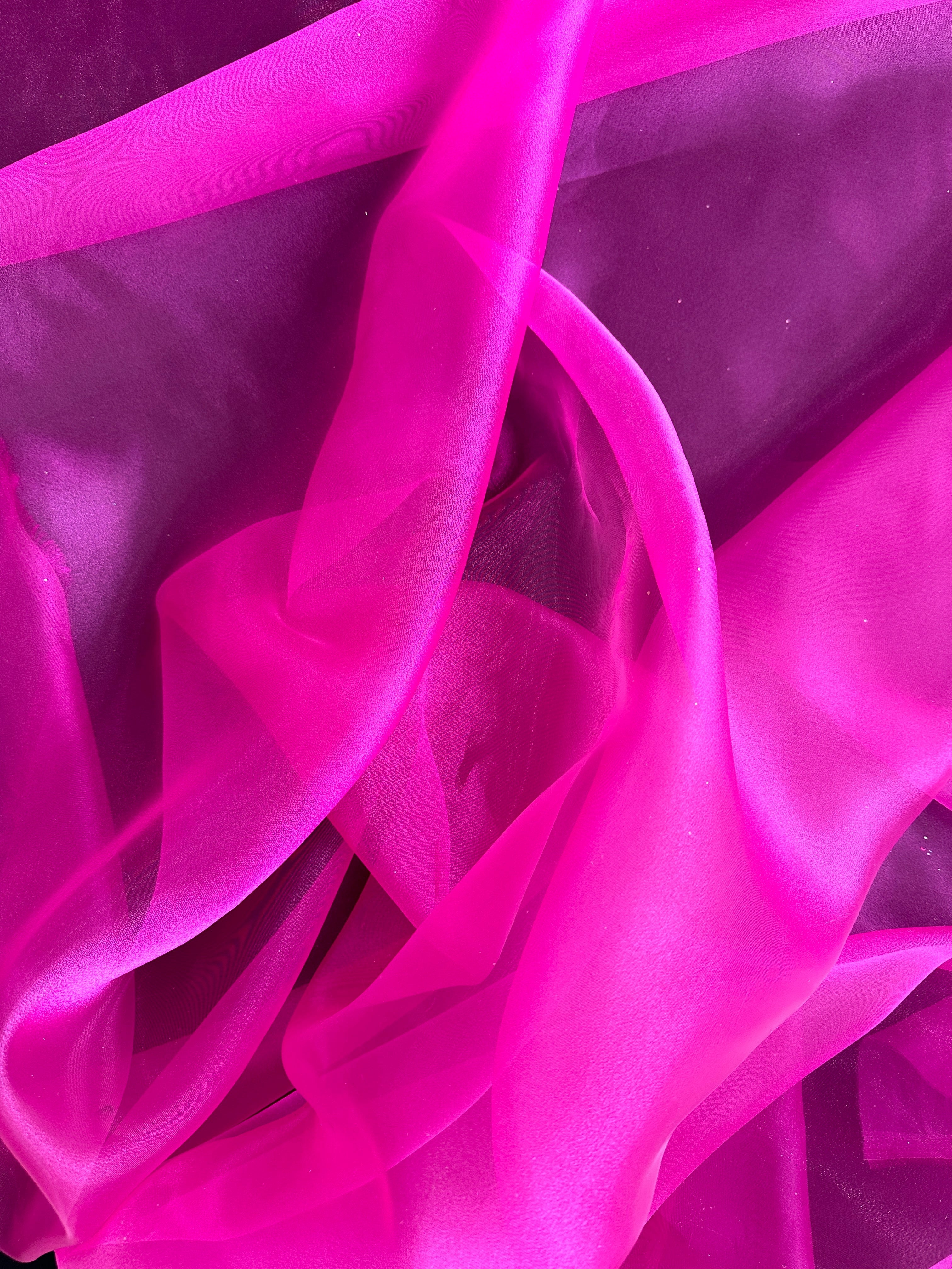 fuchsia organza, fuchsia organza for woman, bridal organza in fuchsia color, pink organza, light pink organza, rose pink organza, bese quality organza, buy organza online, organza in low price, organza on sale