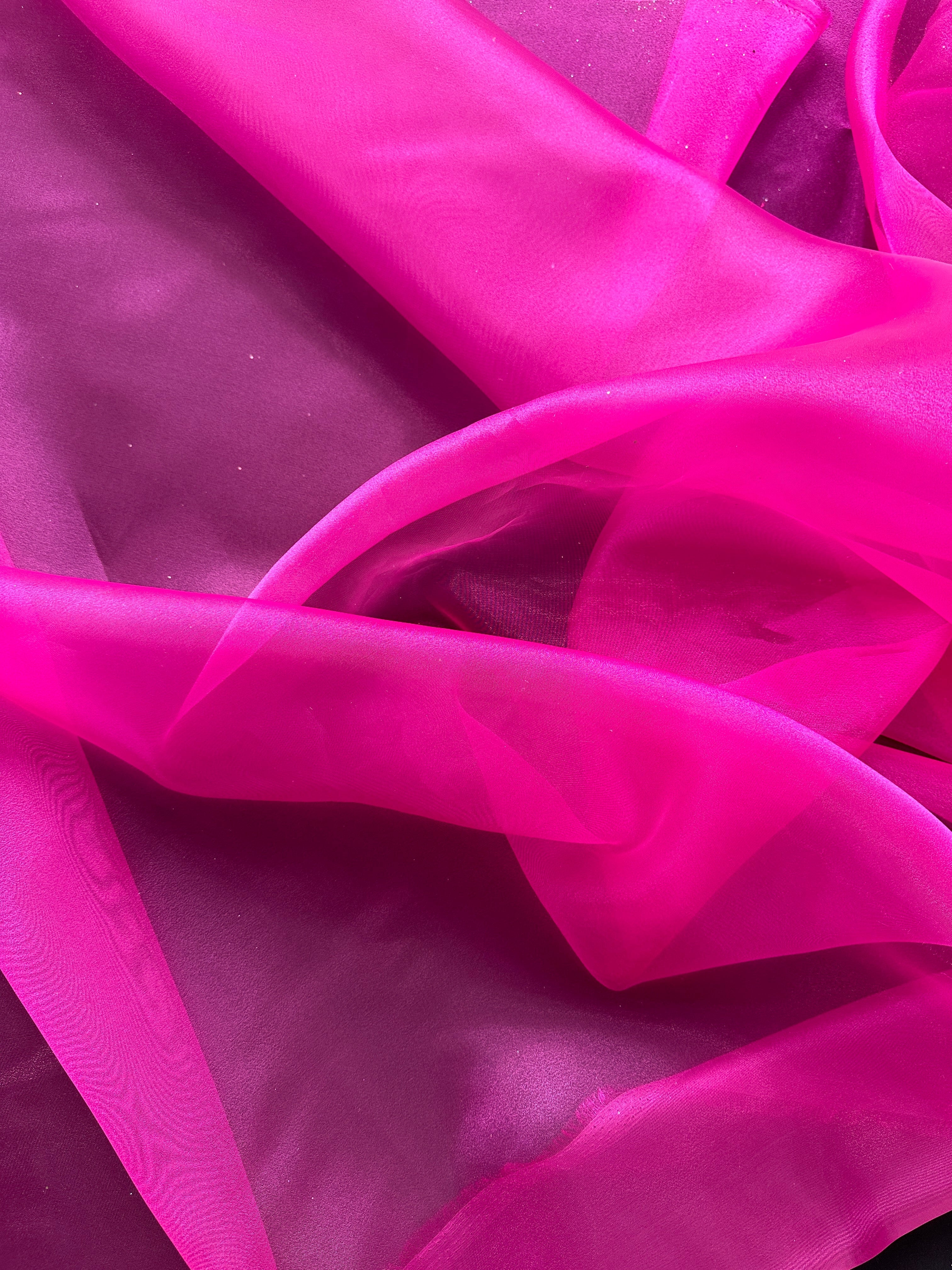 fuchsia organza, fuchsia organza for woman, bridal organza in fuchsia color, pink organza, light pink organza, rose pink organza, bese quality organza, buy organza online, organza in low price, organza on sale