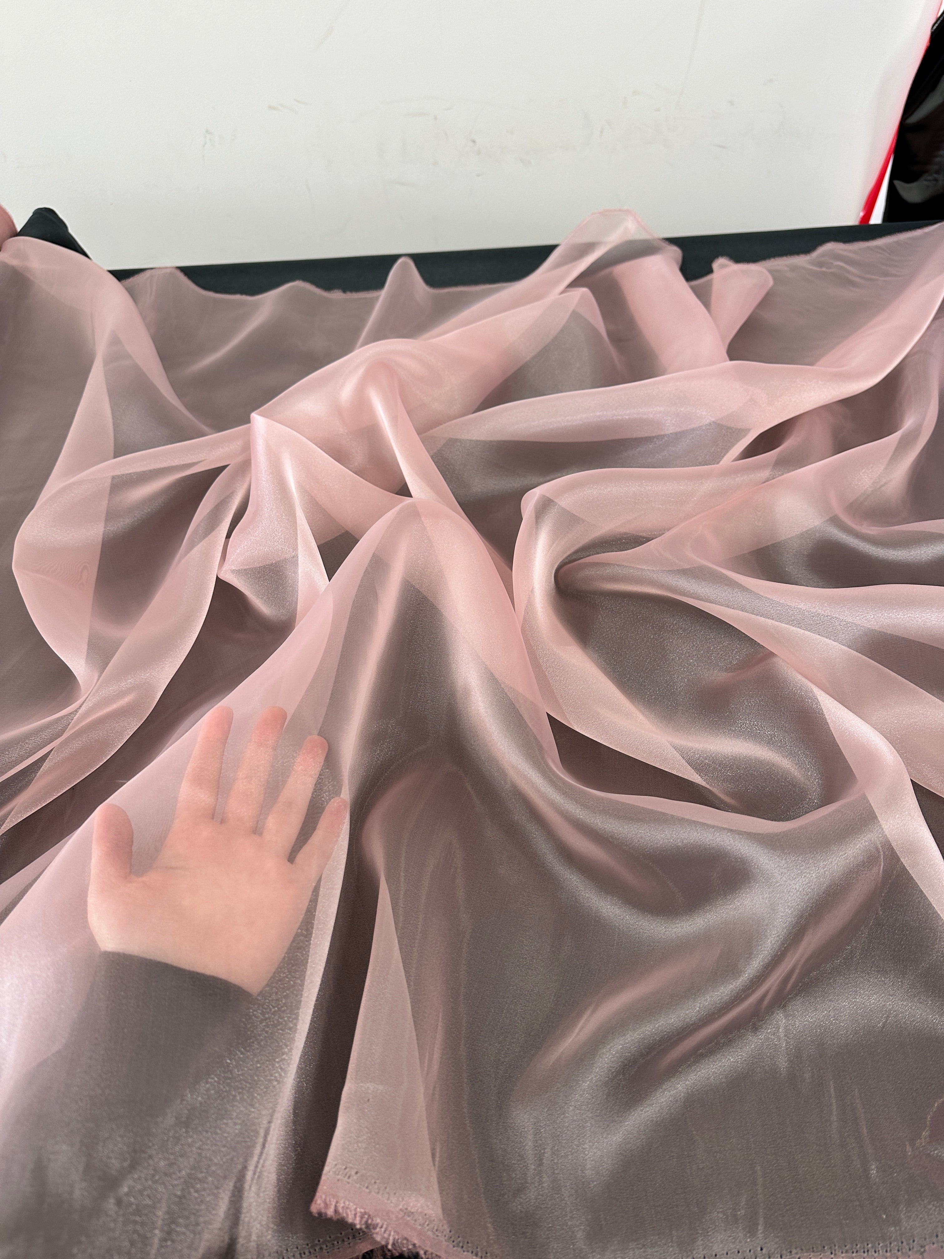 Baby Pink Organza – KikiTextiles