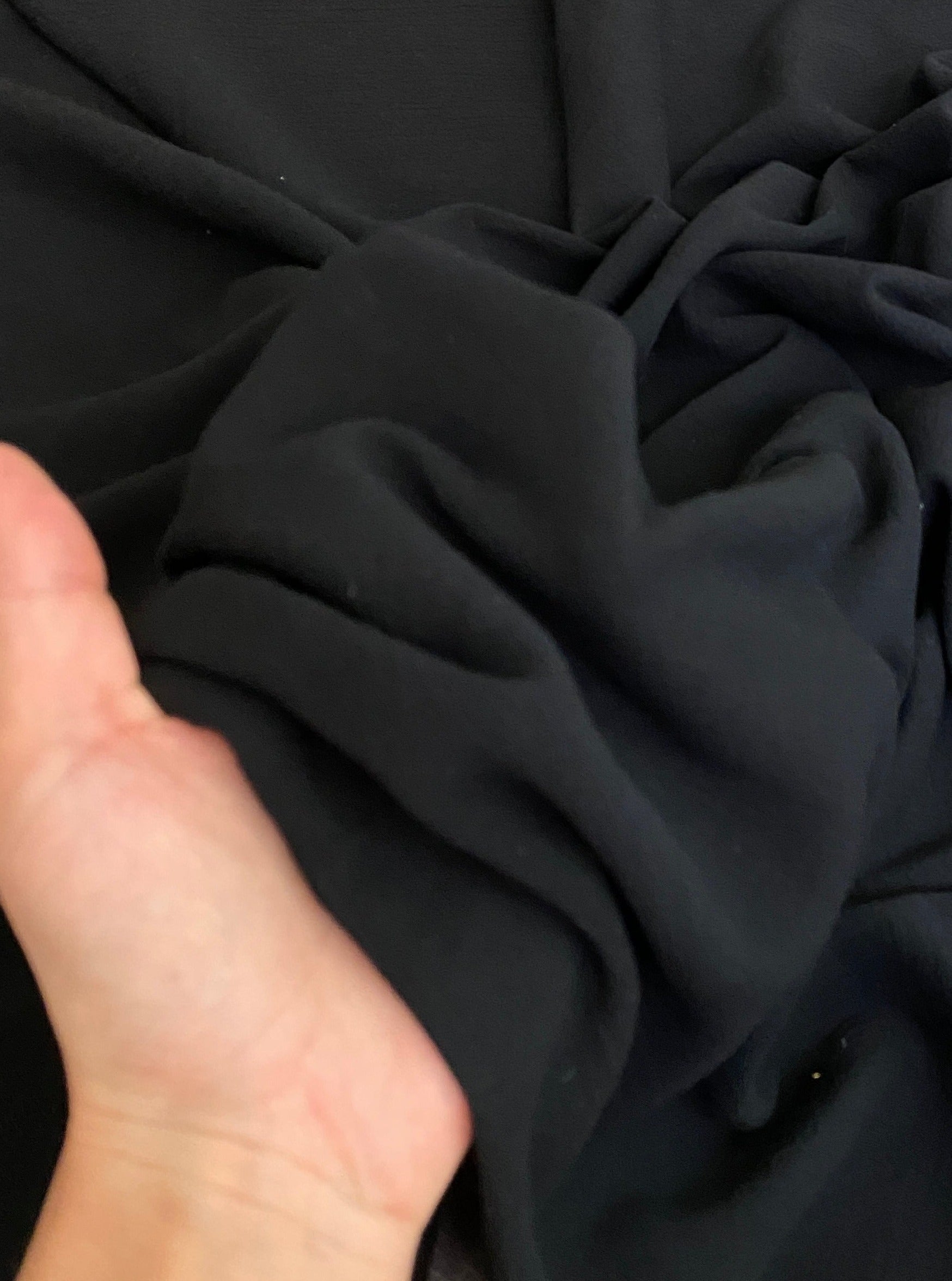 black cotton gauze, cotton gauze fabric black. gauze fabric by the yard, gauze black, crinkle cotton gauze, textured cotton gauze, sheer gauze fabric, voile lawn black, baby fabric black