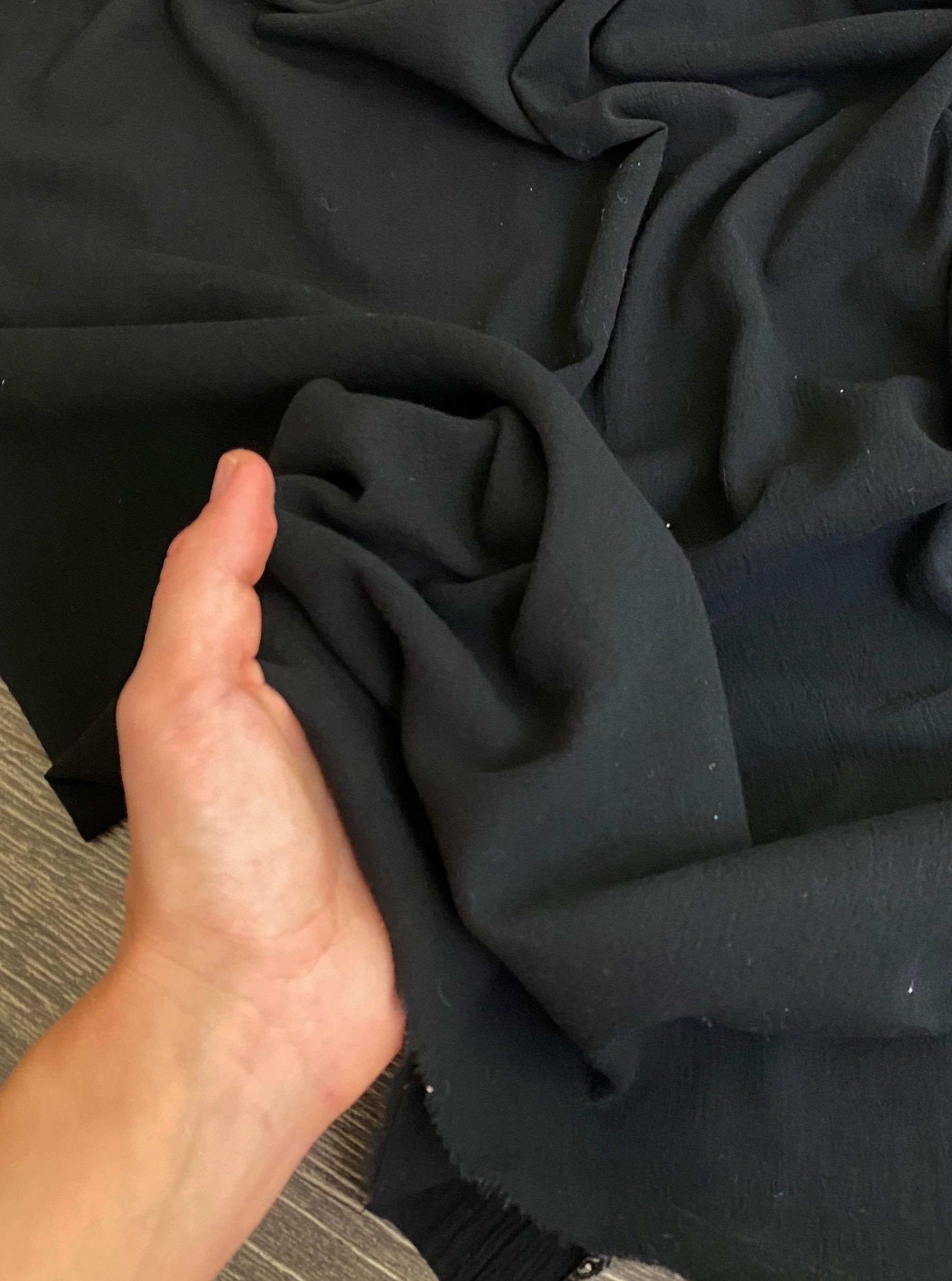 black cotton gauze, cotton gauze fabric black. gauze fabric by the yard, gauze black, crinkle cotton gauze, textured cotton gauze, sheer gauze fabric, voile lawn black, baby fabric black