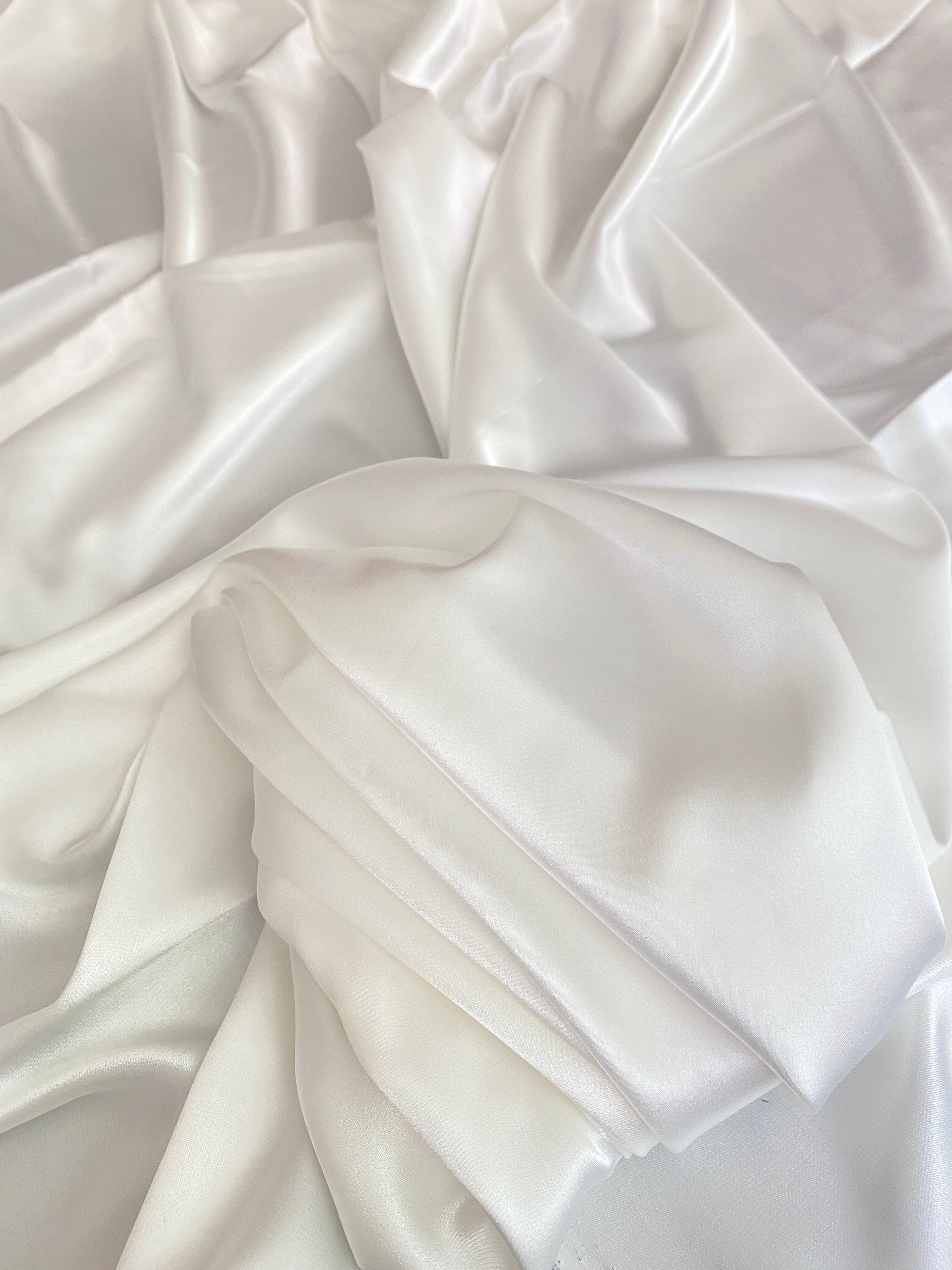 off white stretch silk fabric, off white stretch bridal silk, off white bridal stretch satin, off white silk for dress, off white silk for bridesmaid, bridal silk, white stretch silk for wedding dress, satin for wedding dress