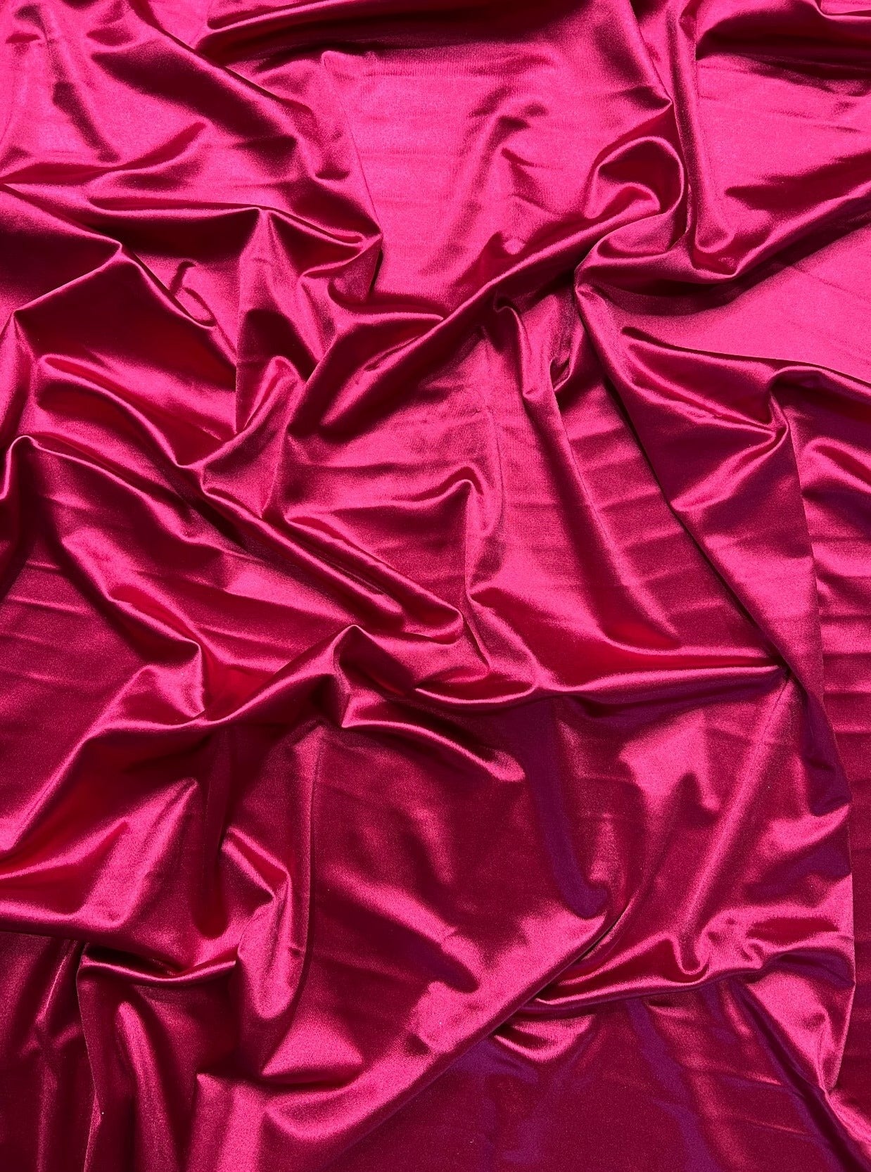 wine nylon spandex, wine red spandex, hot pink nylon spandex, pink fabric online, kiki textiles, fabric for leggings, wholesale fabric USA, shiny fabric, solid legging fabric, fabric for crafts, fabric for clothes, fabric for dress