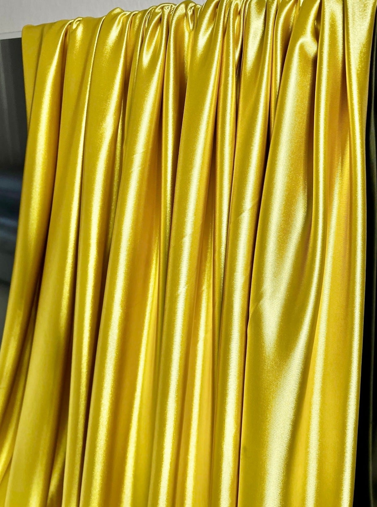yellow nylon spandex, pineapple yellow nylon spandex, gold nylon spandex, fabric for legging, yellow fabric, buy fabric online, nylon spandex, 4 way stretch spandex, Nylon Spandex for woman, Nylon Spandex for bride Nylon Spandex on discount Nylon Spandex on sale