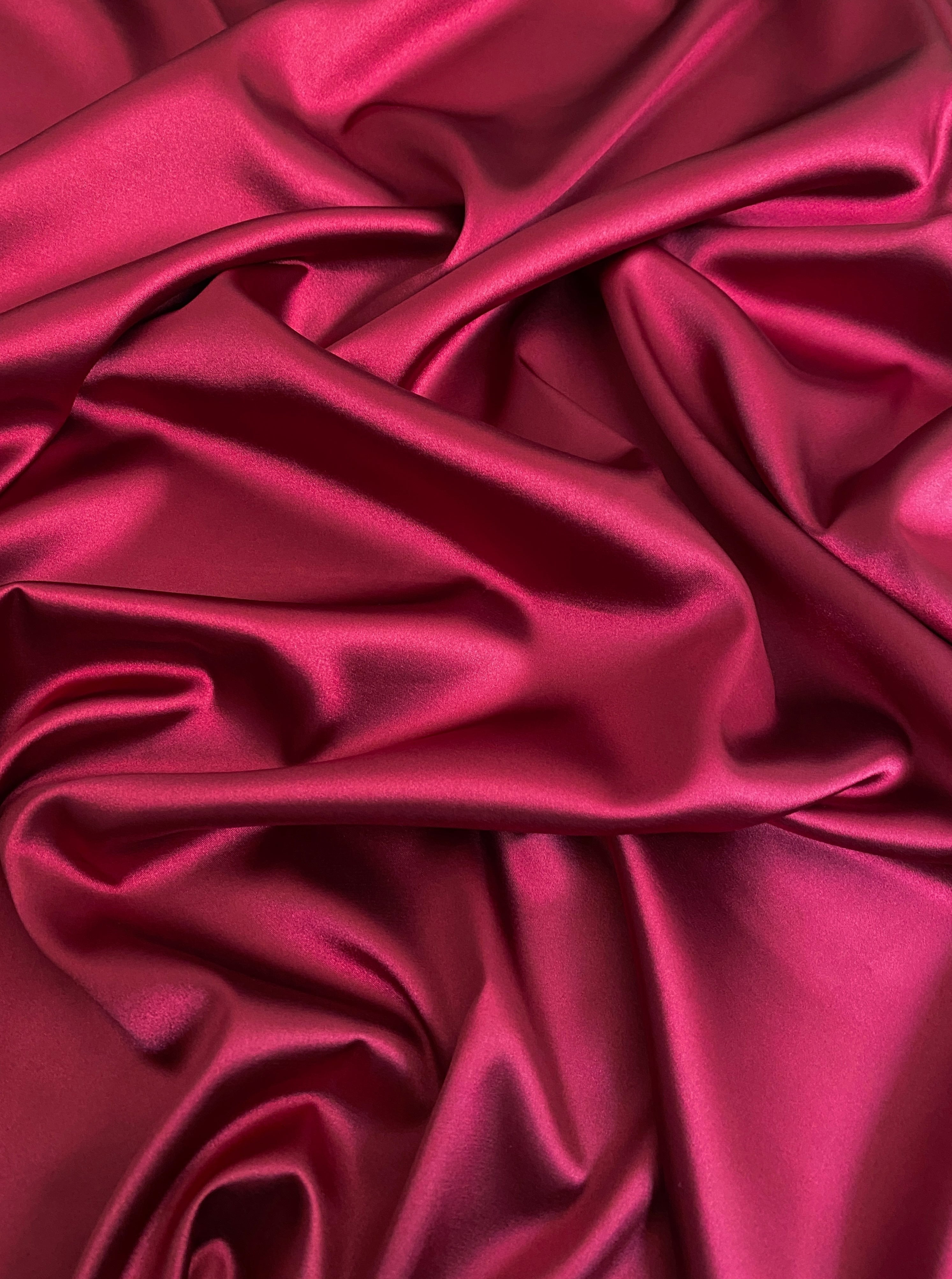 burgundy stretch silk charmeuse, burgundy silk fabric, burgundy satin , burgundy stretch satin, burgundy bridal satin, burgundy bridal silk, burgundy polyester silk, bordeaux silk fabric, bordeaux satin fabric
