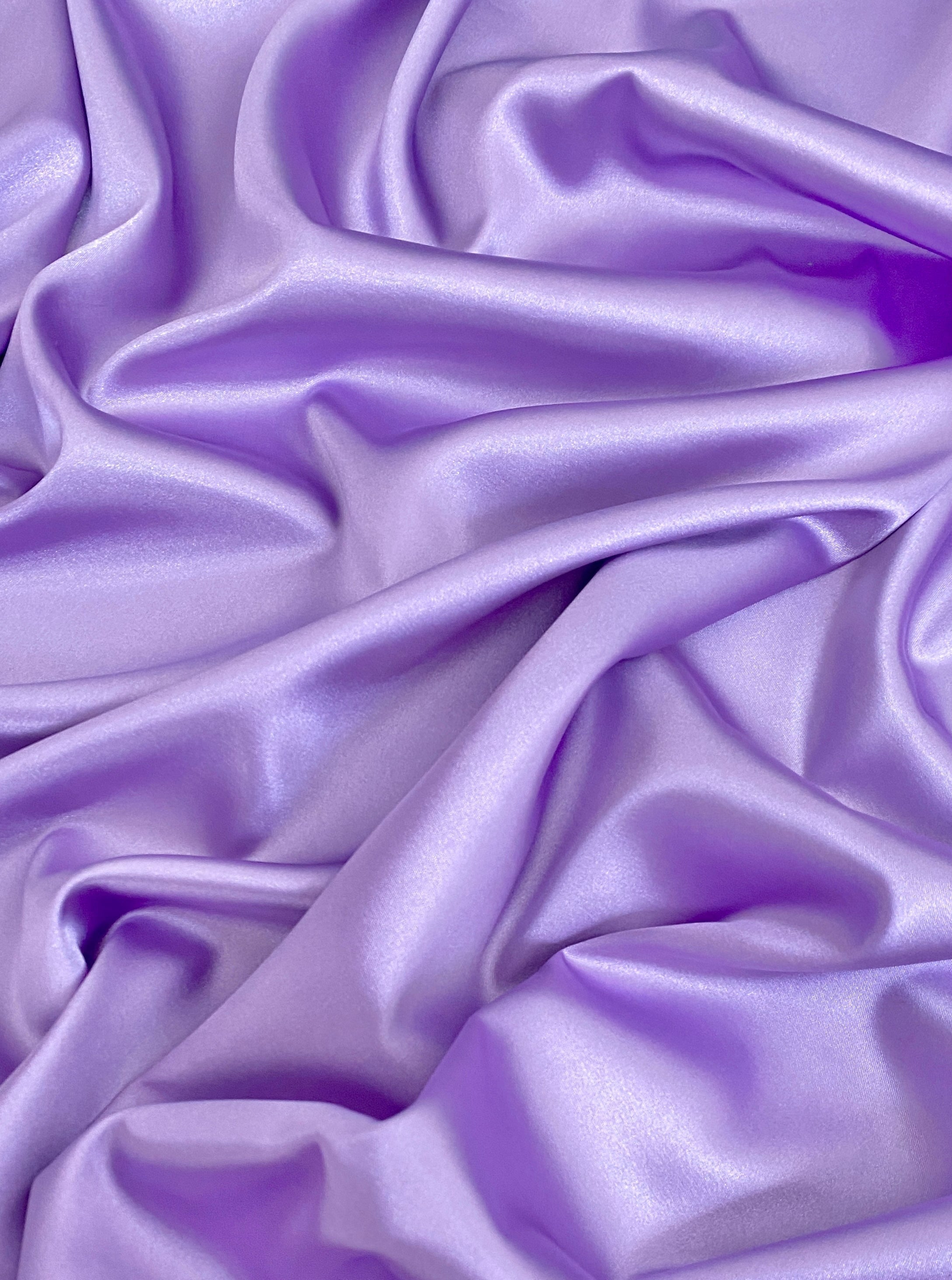 lavender silky stretch satin, magenta silky stretch satin, purple silky stretch satin, silky stretch satin for woman, silky stretch satin for bride, silky stretch satin on discount, silky stretch satin on sale, best quality silky stretch satin