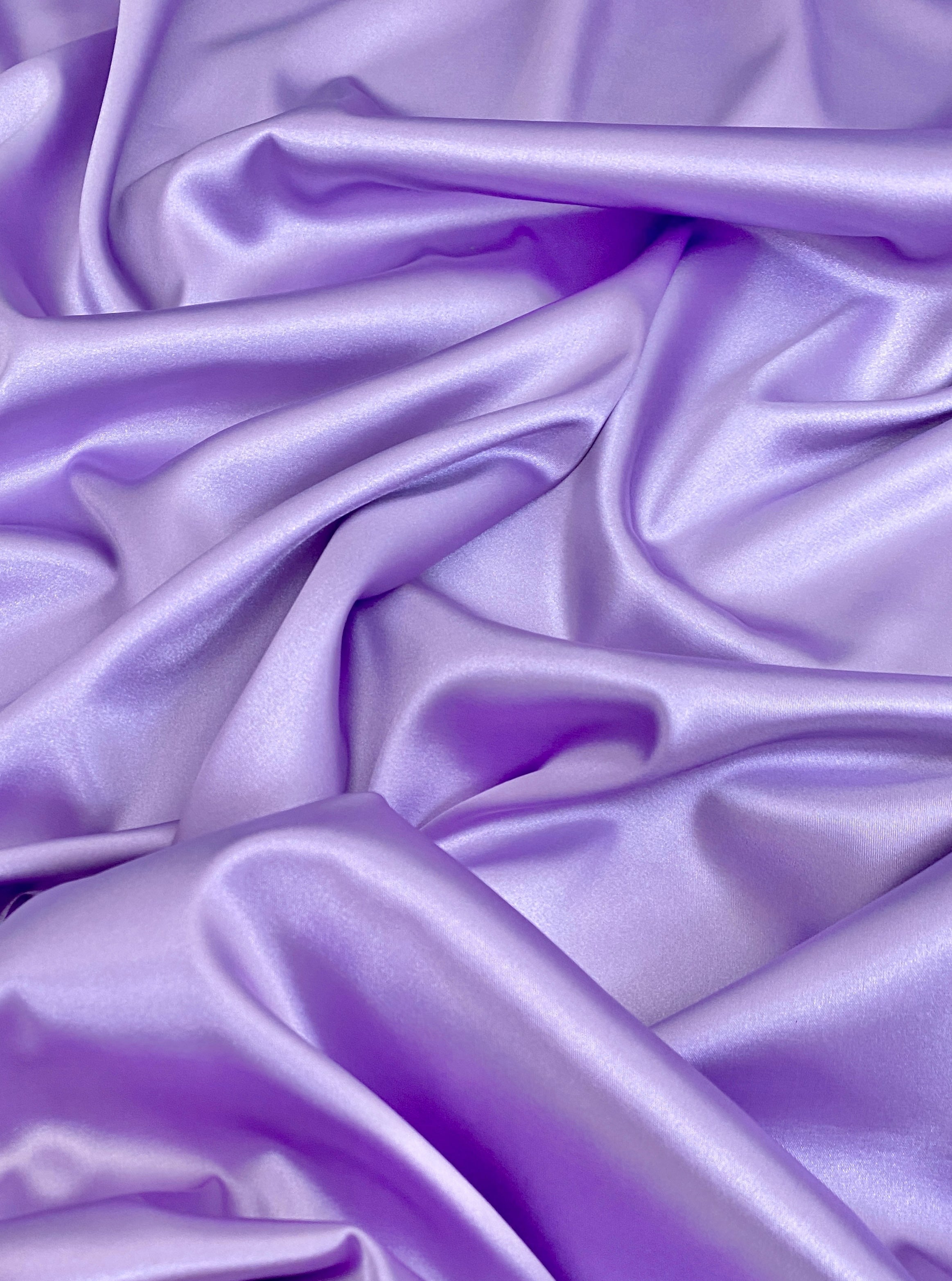 lavender silky stretch satin, magenta silky stretch satin, purple silky stretch satin, silky stretch satin for woman, silky stretch satin for bride, silky stretch satin on discount, silky stretch satin on sale, best quality silky stretch satin