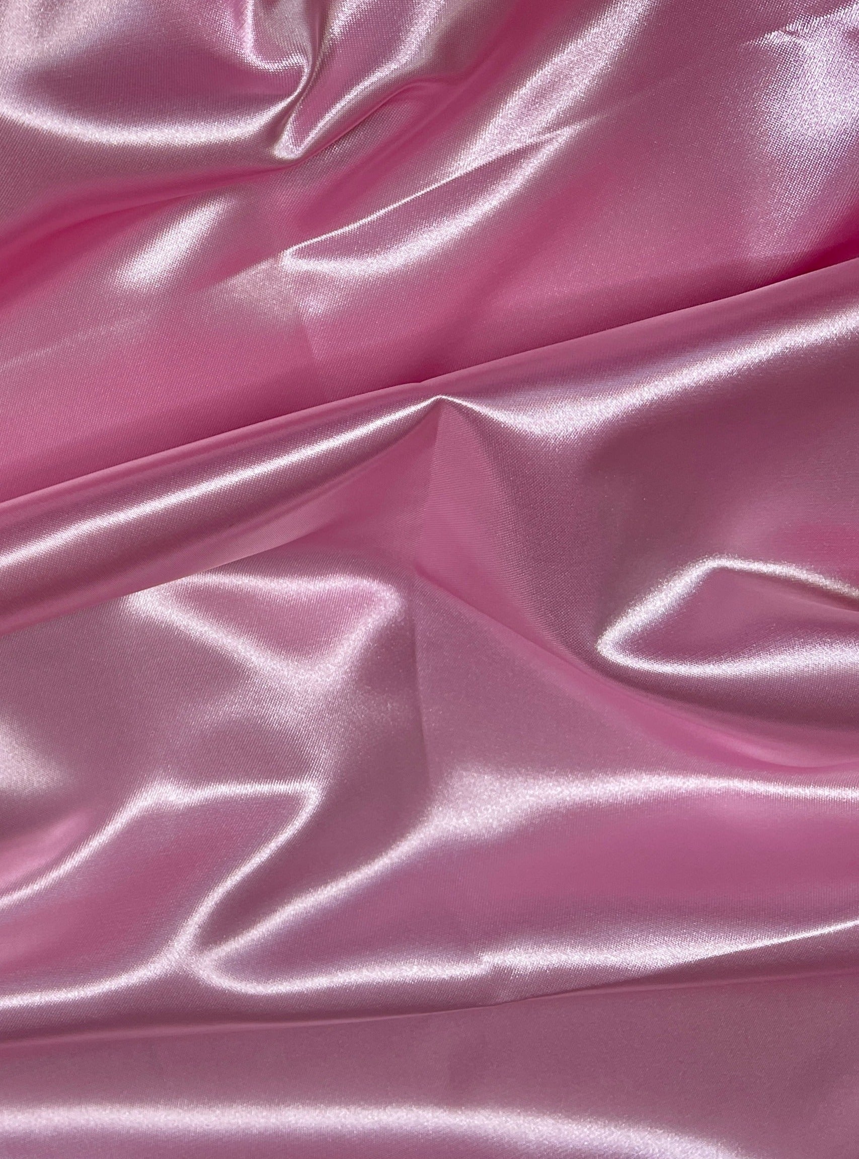 Pink Duchesse Satin Fabric, Pink Bridal Shiny Satin by yard, Light Pink Heavy Satin Fabric for Wedding Dress, pink for woman, best satin, premium satin, cheap satin, luxury satin, satin usa, satin los angelos,best quality satin