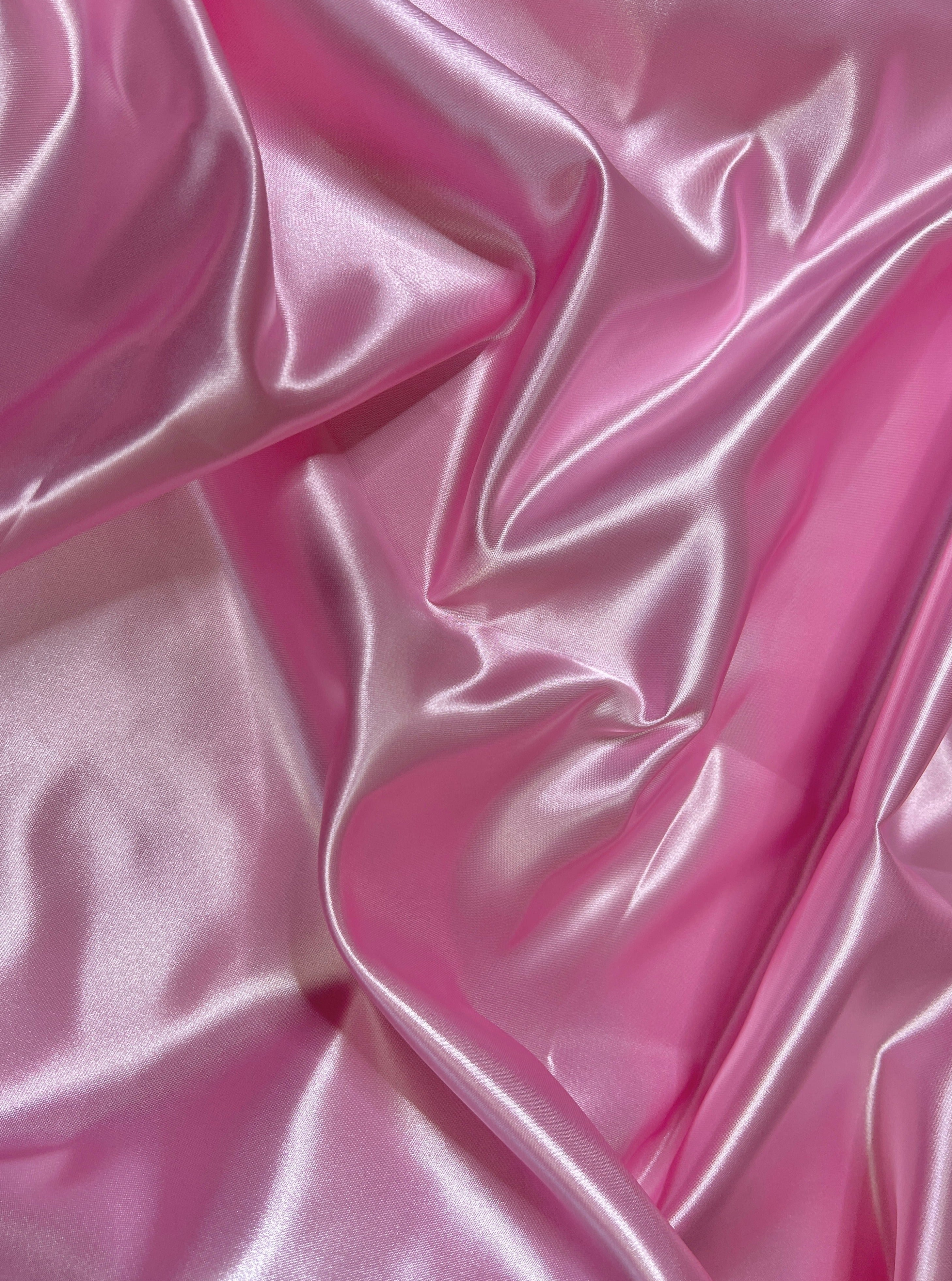 Pink Duchesse Satin Fabric, Pink Bridal Shiny Satin by yard, Light Pink Heavy Satin Fabric for Wedding Dress, pink for woman, best satin, premium satin, cheap satin, luxury satin, satin usa, satin los angelos,best quality satin