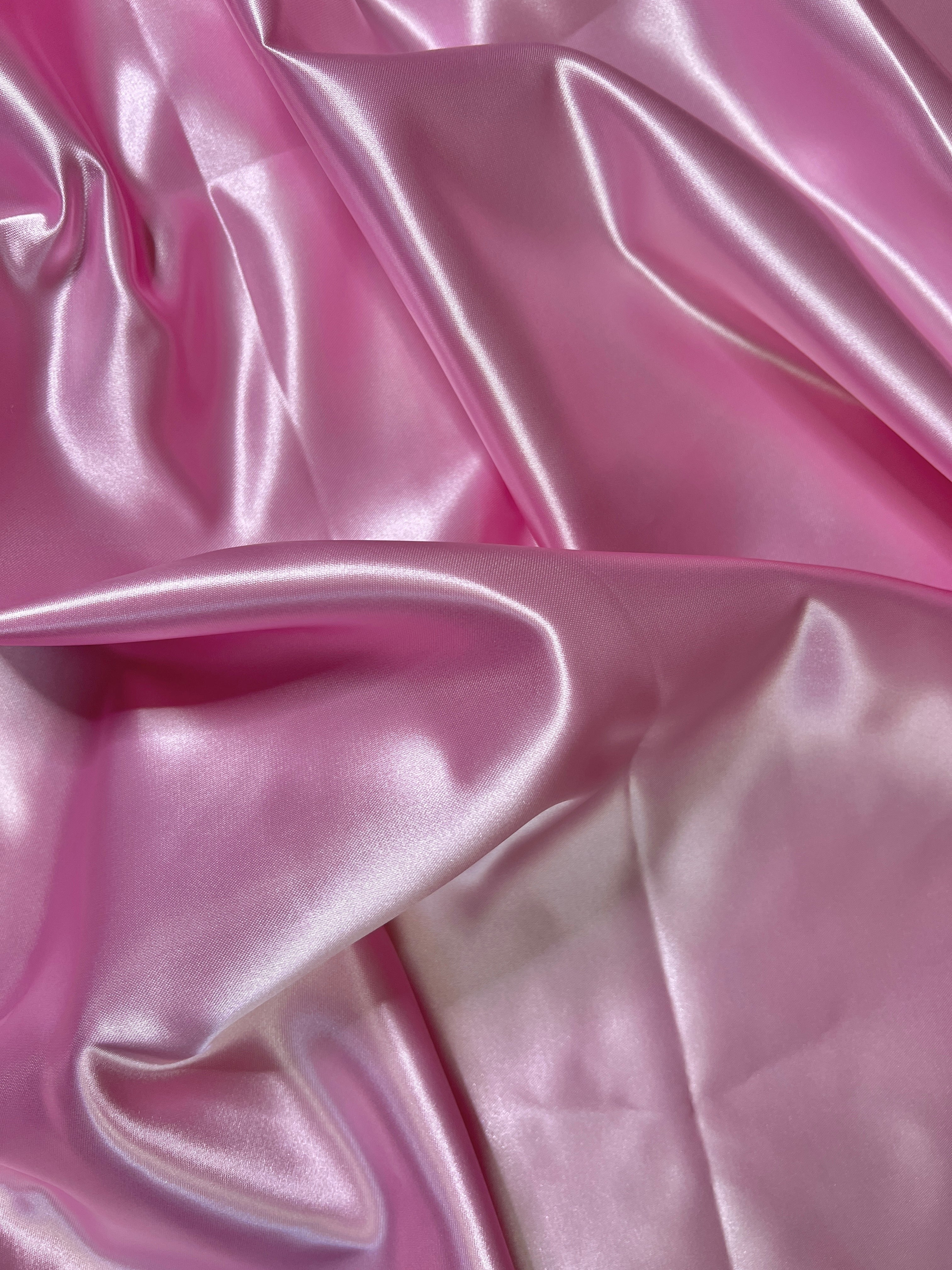 Pink Duchesse Satin Fabric, Pink Bridal Shiny Satin by yard, Light Pink Heavy Satin Fabric for Wedding Dress, pink for woman, best satin, premium satin, cheap satin, luxury satin, satin usa, satin los angelos,best quality satin