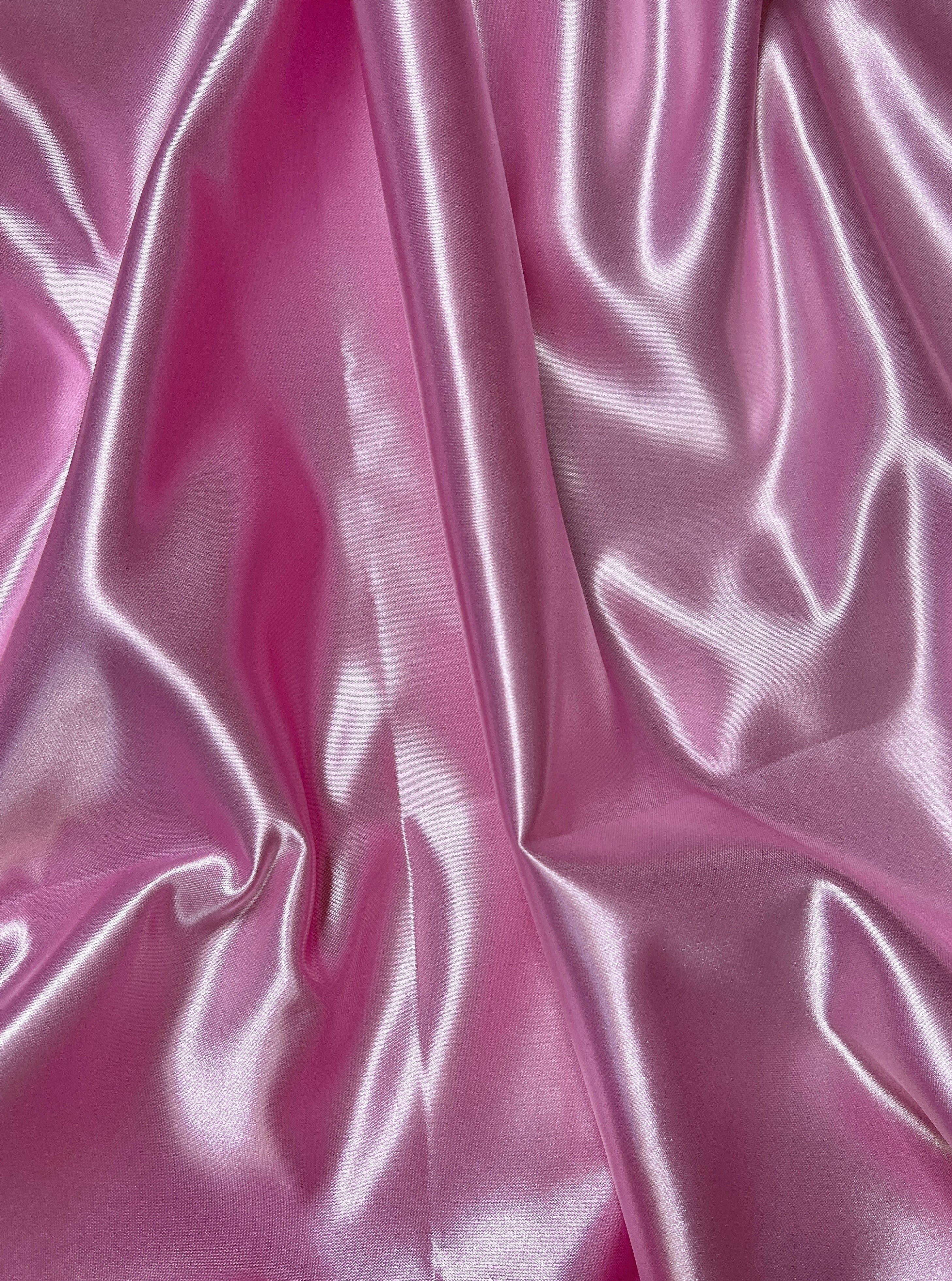 Pink Duchesse Satin Fabric, Pink Bridal Shiny Satin by yard, Light Pink Heavy Satin Fabric for Wedding Dress, pink for woman, best satin, premium satin, cheap satin, luxury satin, satin usa, satin los angelos,best quality satin