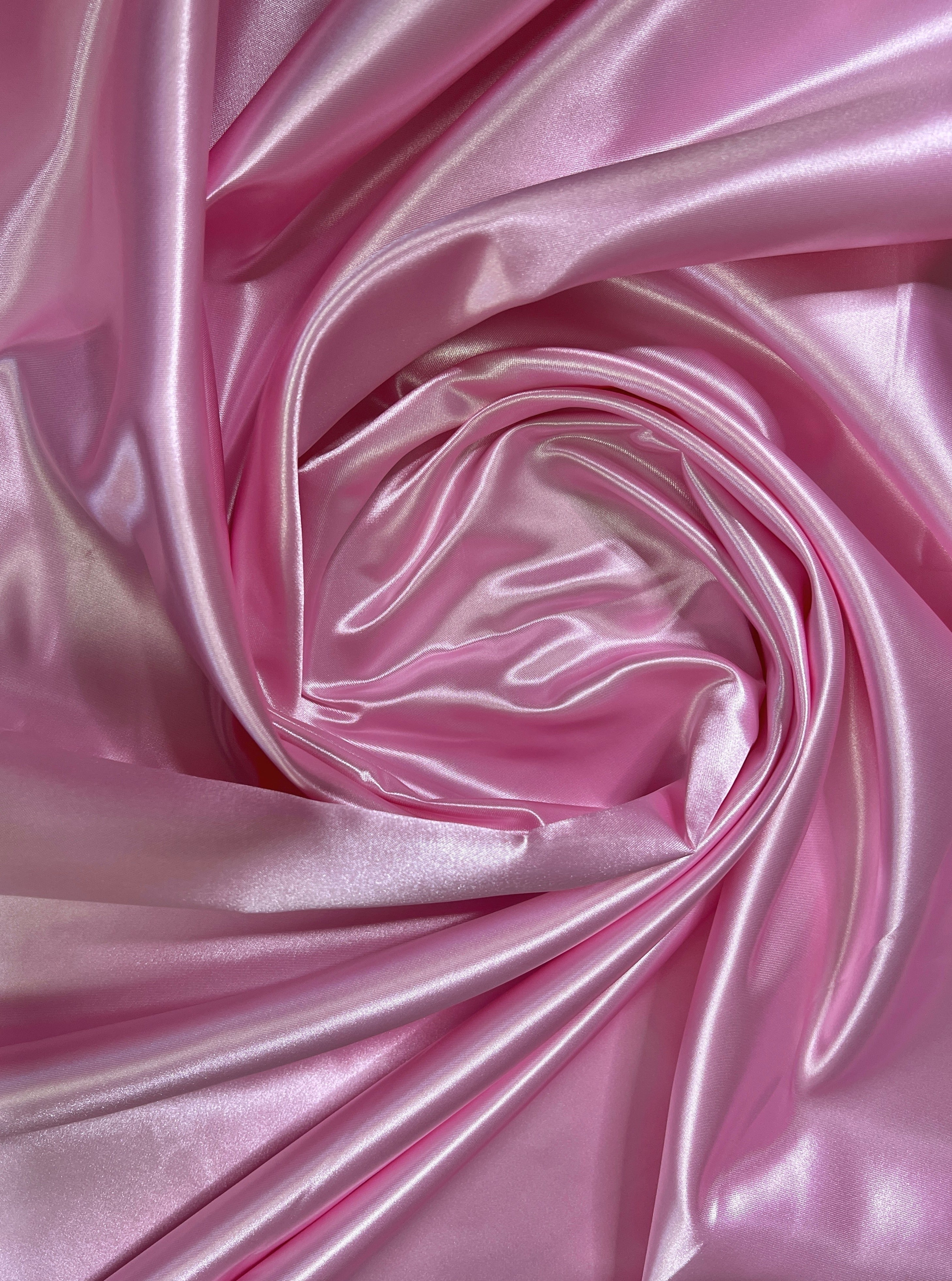 Pink Duchesse Satin Fabric, Pink Bridal Shiny Satin by yard, Light Pink Heavy Satin Fabric for Wedding Dress, pink for woman, best satin, premium satin, cheap satin, luxury satin, satin usa, satin los angelos,best quality satin