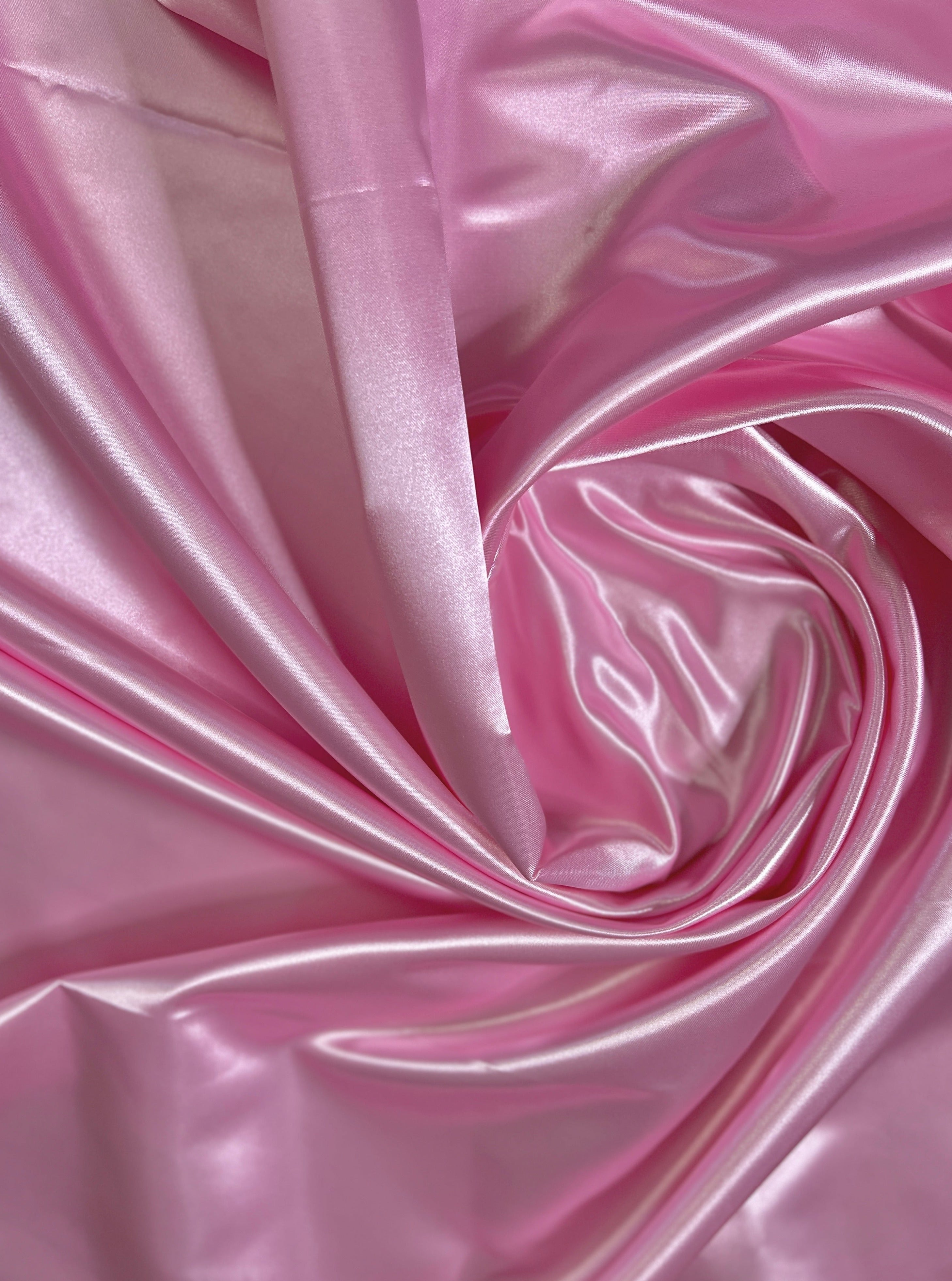 Pink Duchesse Satin Fabric, Pink Bridal Shiny Satin by yard, Light Pink Heavy Satin Fabric for Wedding Dress, pink for woman, best satin, premium satin, cheap satin, luxury satin, satin usa, satin los angelos,best quality satin