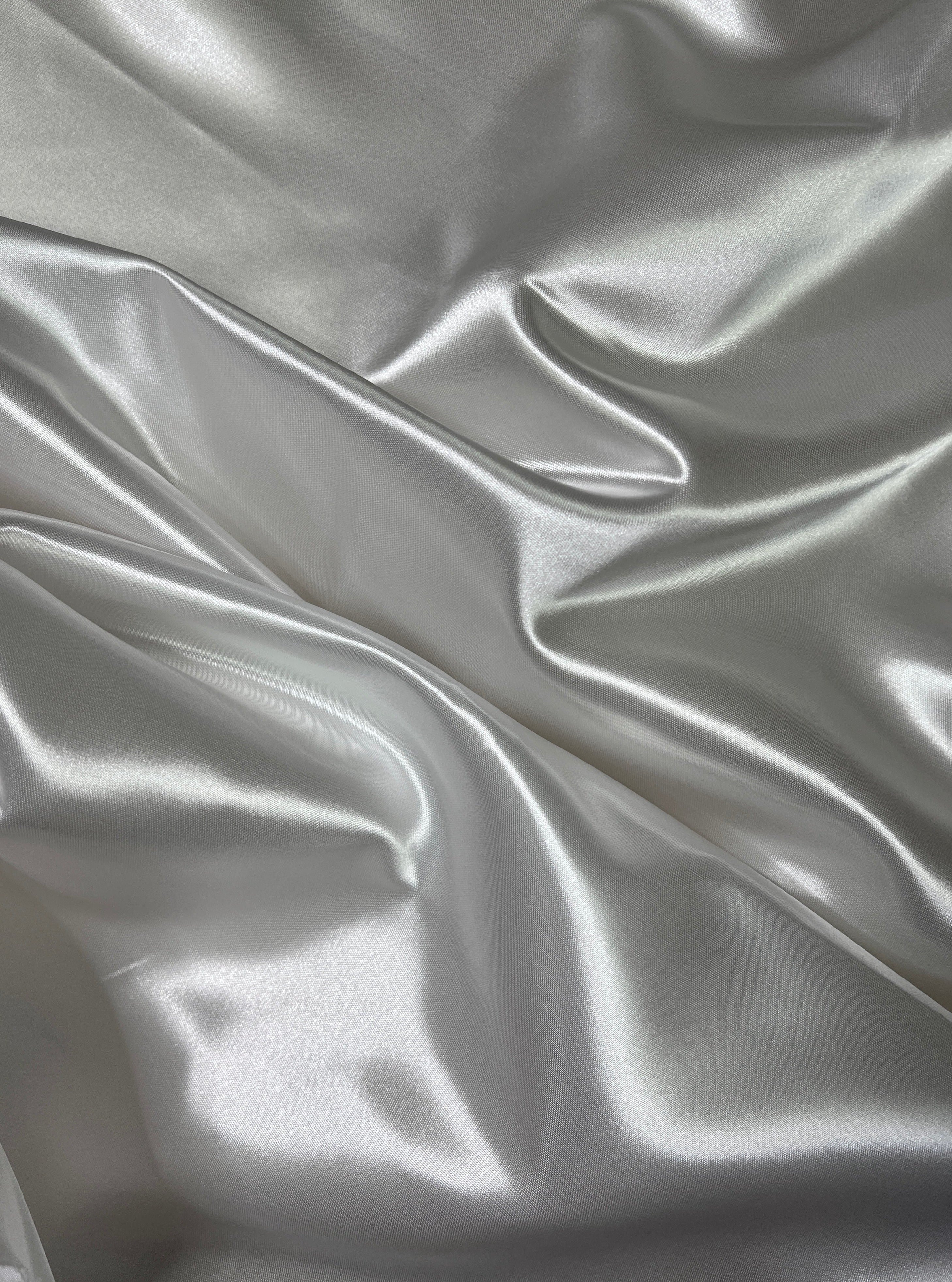 white satin, silver satin for woman, grey premium satin, white best quality satin, silver luxury satin, white satin kikitextile, off white buy satin online, brigth white online textile store, white cheap satin, silver satin on sale