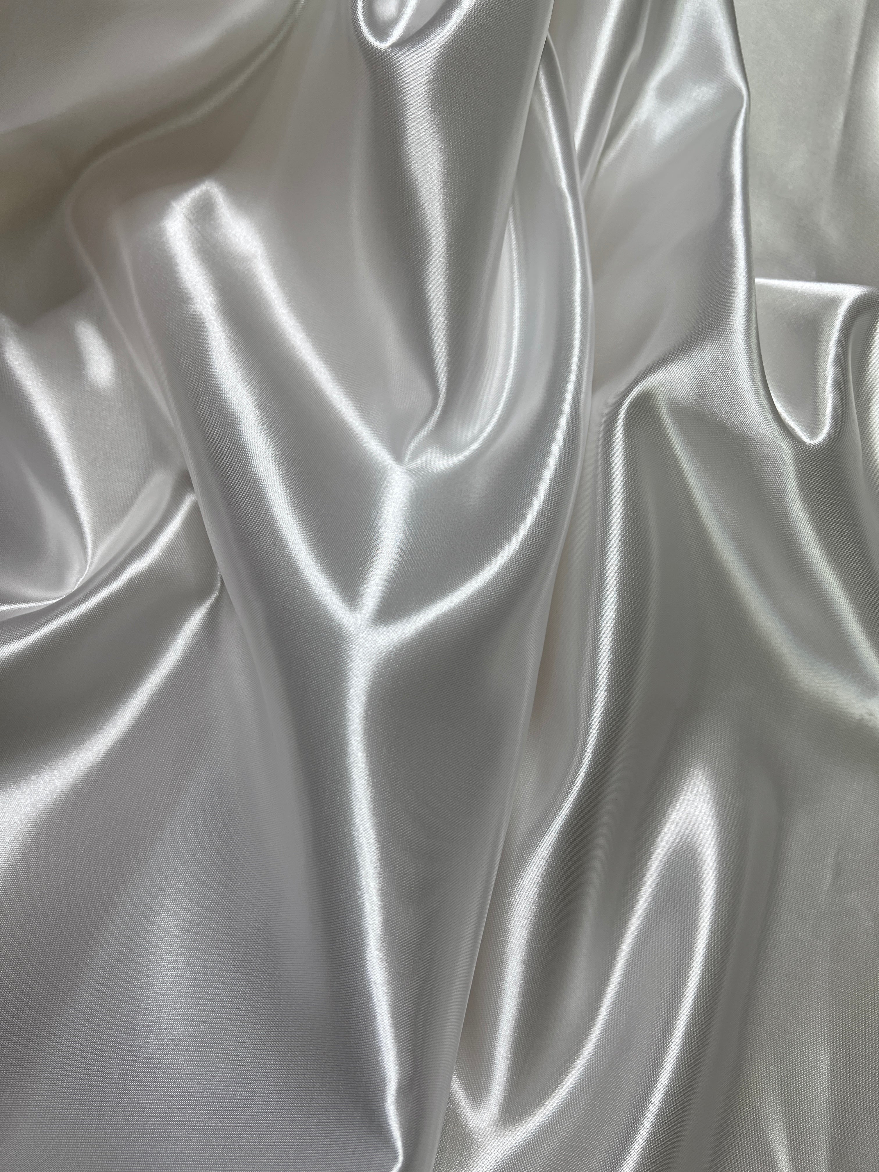 white satin, silver satin for woman, grey premium satin, white best quality satin, silver luxury satin, white satin kikitextile, off white buy satin online, brigth white online textile store, white cheap satin, silver satin on sale