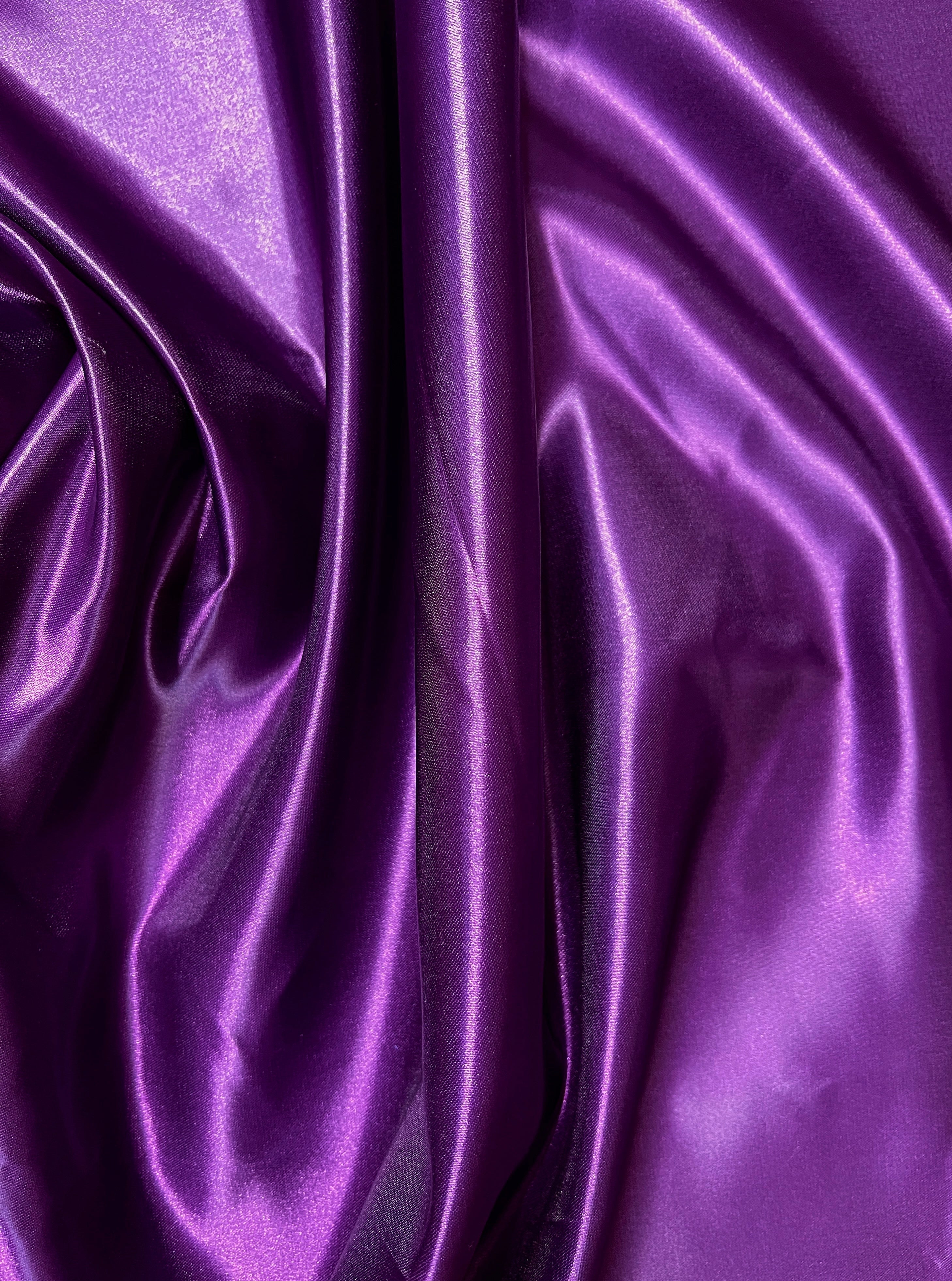 Plum Duchesse Satin Fabric, Plum Bridal Shiny Satin by yard, Light Purple Heavy Satin Fabric for Wedding Dress, satin for woman, satin usa, premium satin, best quality satin, satin for woman, stretch satin, cheap satin